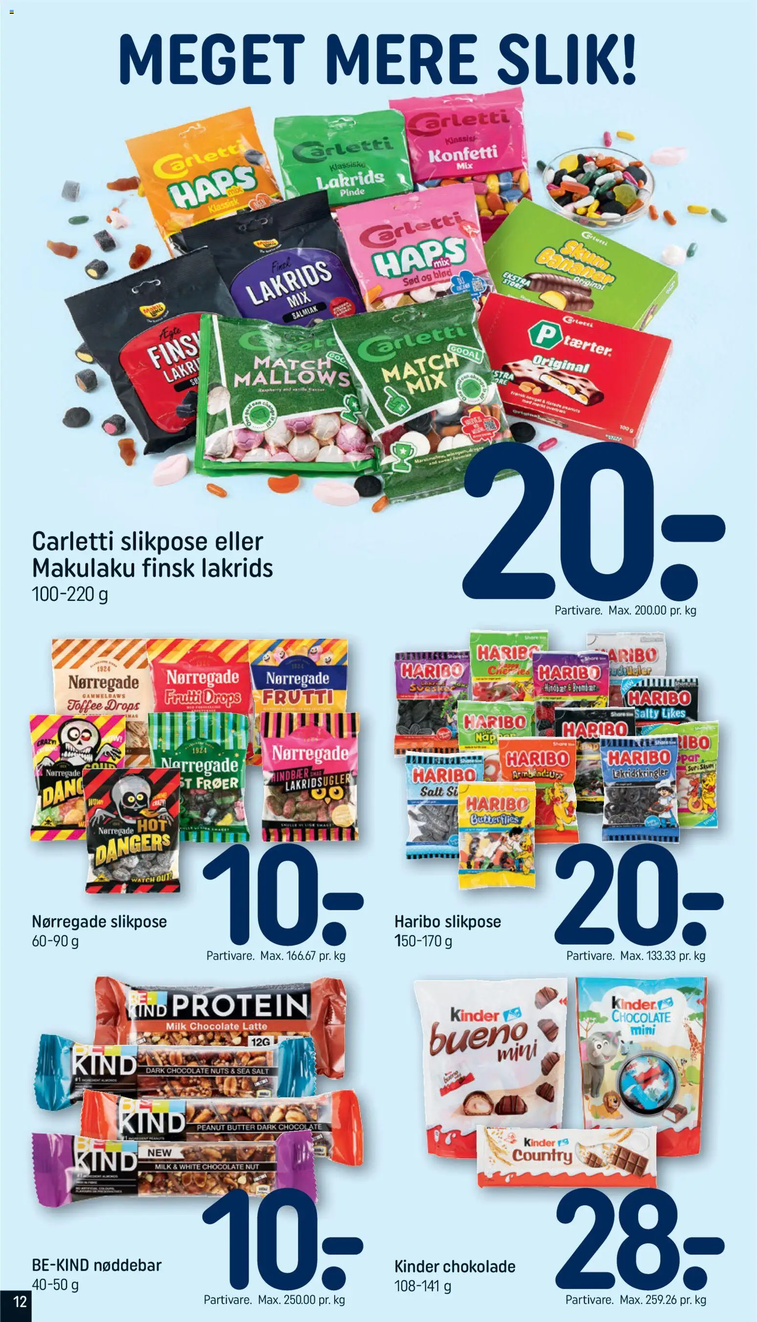 Rema 1000 tilbudsavis – gyldig fra 31.05.2026 | Side: 12 | Produkter: Chokolade, Salt, Lakrids, Hindbær