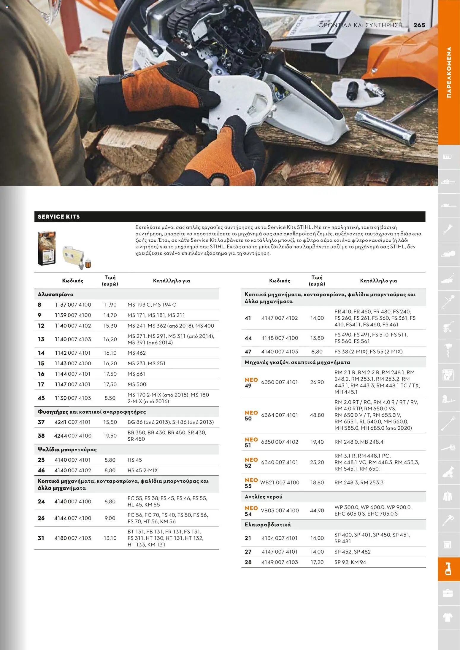 Stihl - Κατάλογος – σε ισχύ από 01/02/2026 | Σελίδα: 266