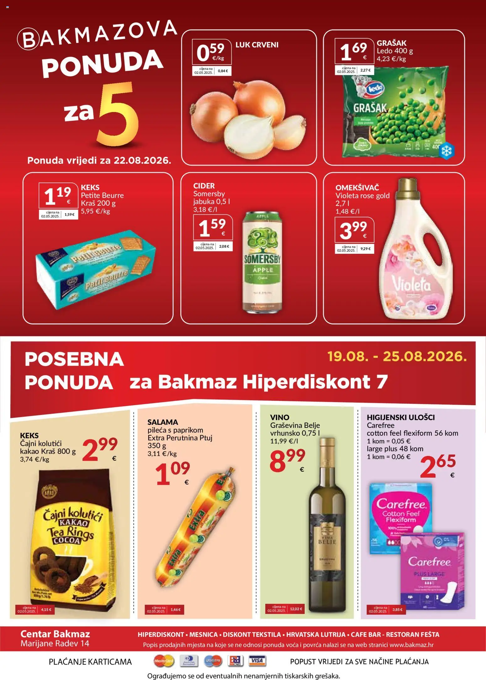 Bakmaz katalog | vrijedi od 19.08.2026 | Stranica: 8 | Proizvodi: Omekšivač, Ledo, Luk, Somersby