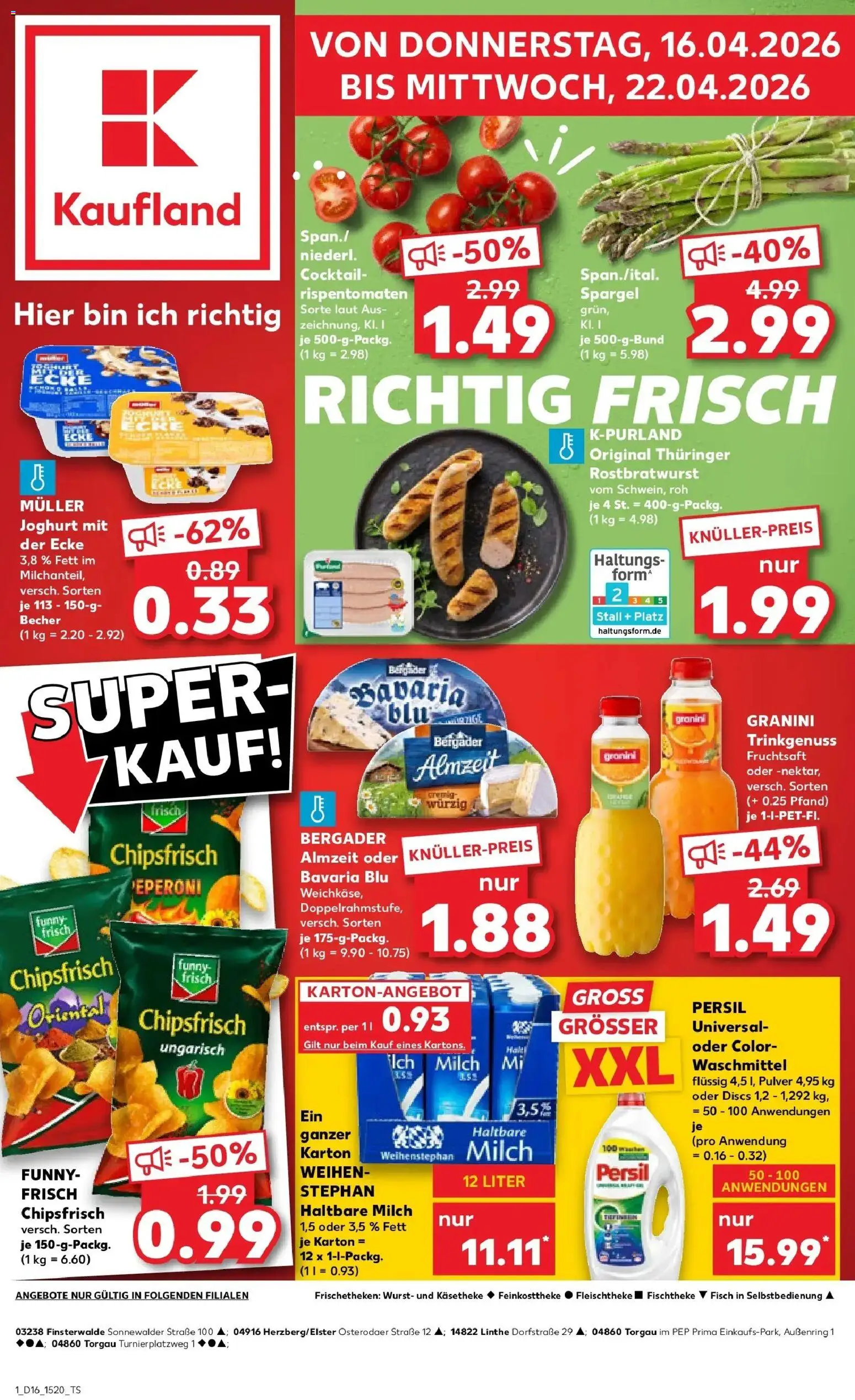Prospekt Kaufland ab 16.04.2026 » Angebote und Werbung Online