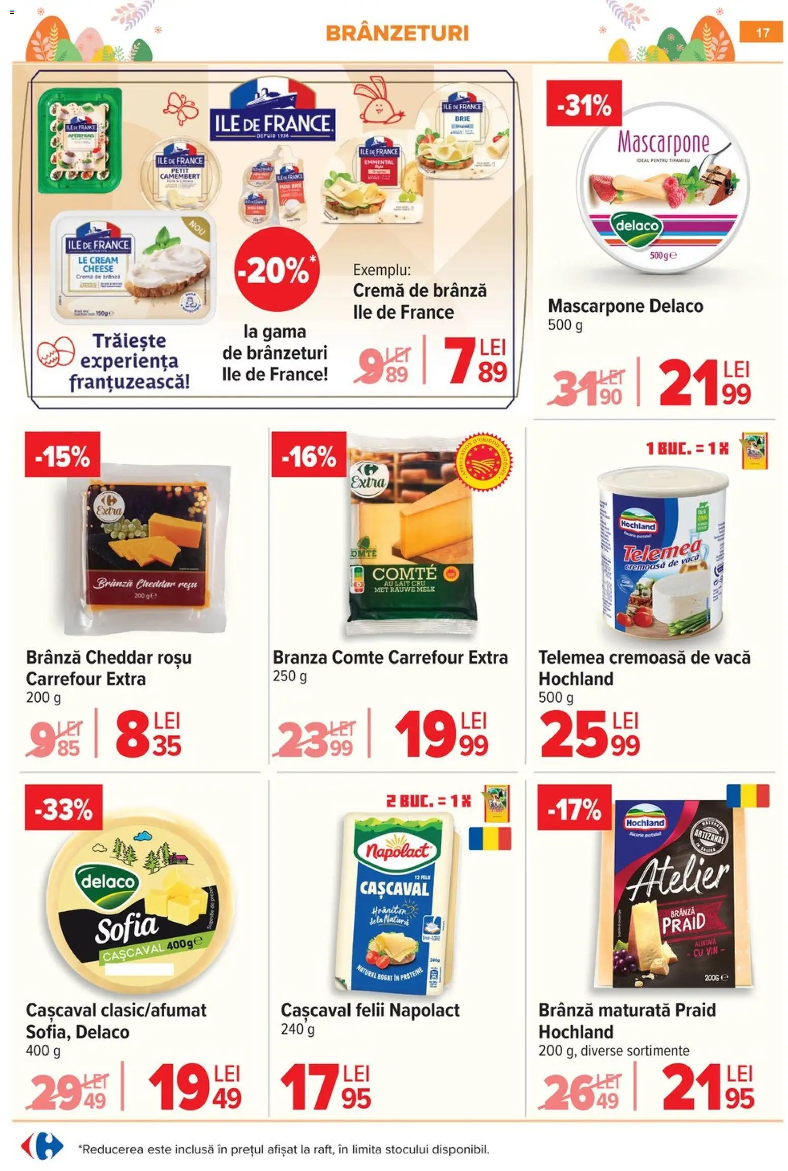Noul catalog Carrefour – valabil de la 06.04.2026 | Pagină: 19 | Produse: Hacıyatmaz Kedi Oyuncağı, Cuțit, Tocător, Salam