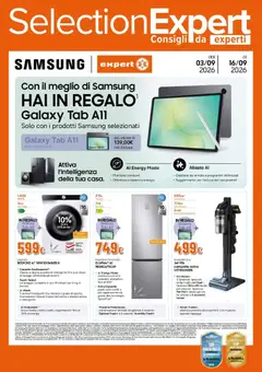 Anteprima del volantino Expert volantino Samsung valido a partire dal 03/09/2026