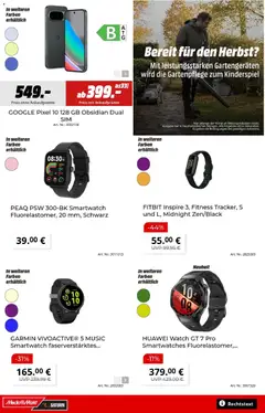 Media Markt Prospekt ab 07.09.2026 gültig | Seite: 9 | Produkte: Huawei, Smartwatch