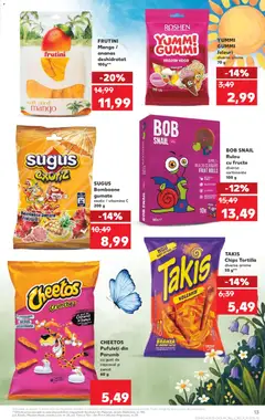 Kaufland RO Zalau - amely érvényes a következő dátumtól: 27.05.2026 | Oldal: 13 | Termékek: Chips, Tortilla, Cheetos, Mangó
