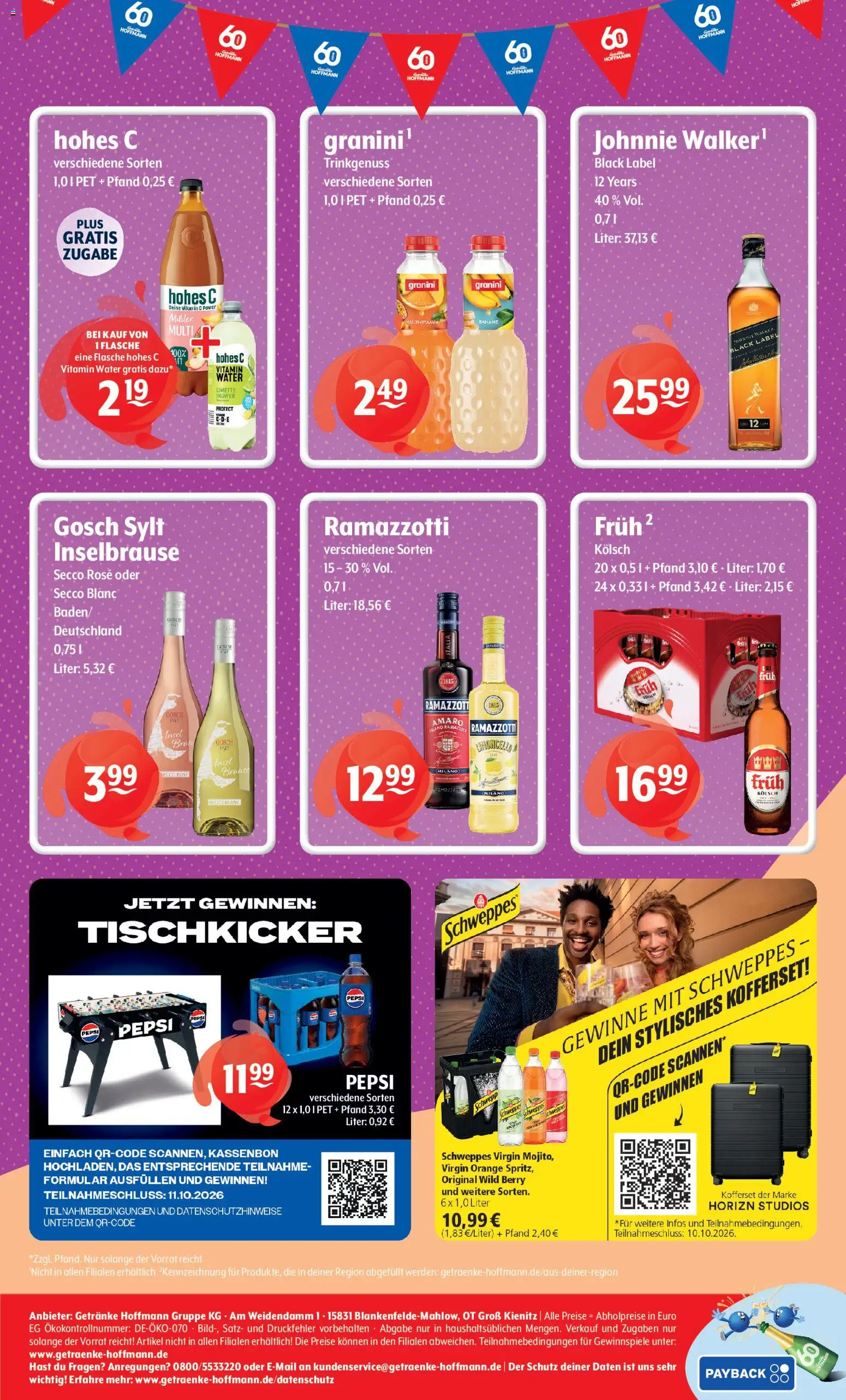 Trink und Spare Prospekt – gültig ab 28.09.2026 | Seite: 8 | Produkte: Schweppes, Granini, Limette, Ramazzotti