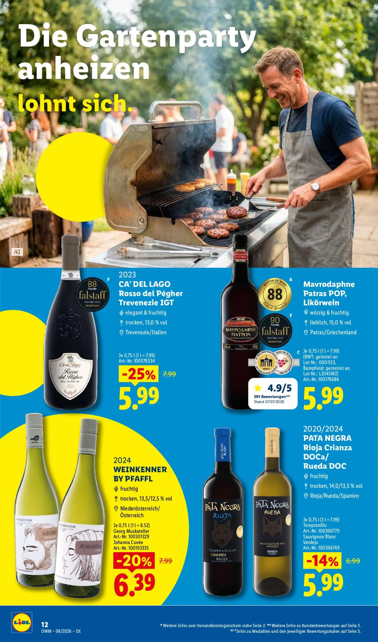 Lidl Prospekt Wein & Spirituosen – gültig ab 01.08.2026 | Seite: 12
