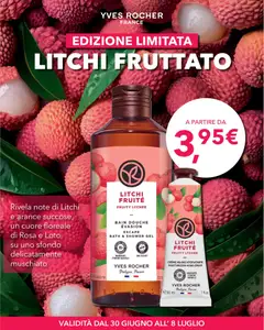 Anteprima del volantino Yves Rocher catalogo Litchi Fruttato valido a partire dal 30/06/2026