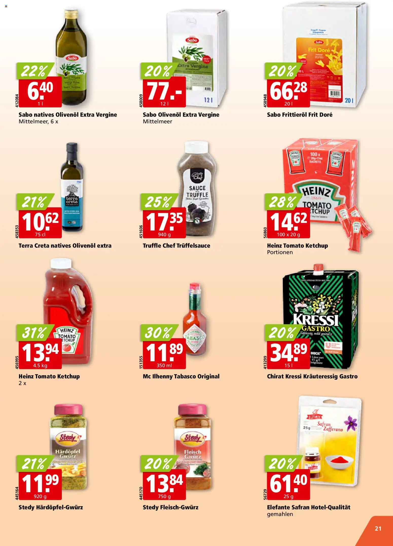 Aligro aktionen Chavannes, Matran, Genf, Sitten – gültig ab 12.10.2026 | Seite: 21 | Produkte: Ketchup