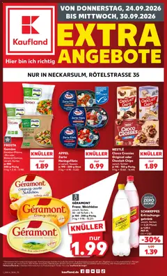 Náhled letáku Kaufland Německo leták - Extra Angebote od 24.09.2026