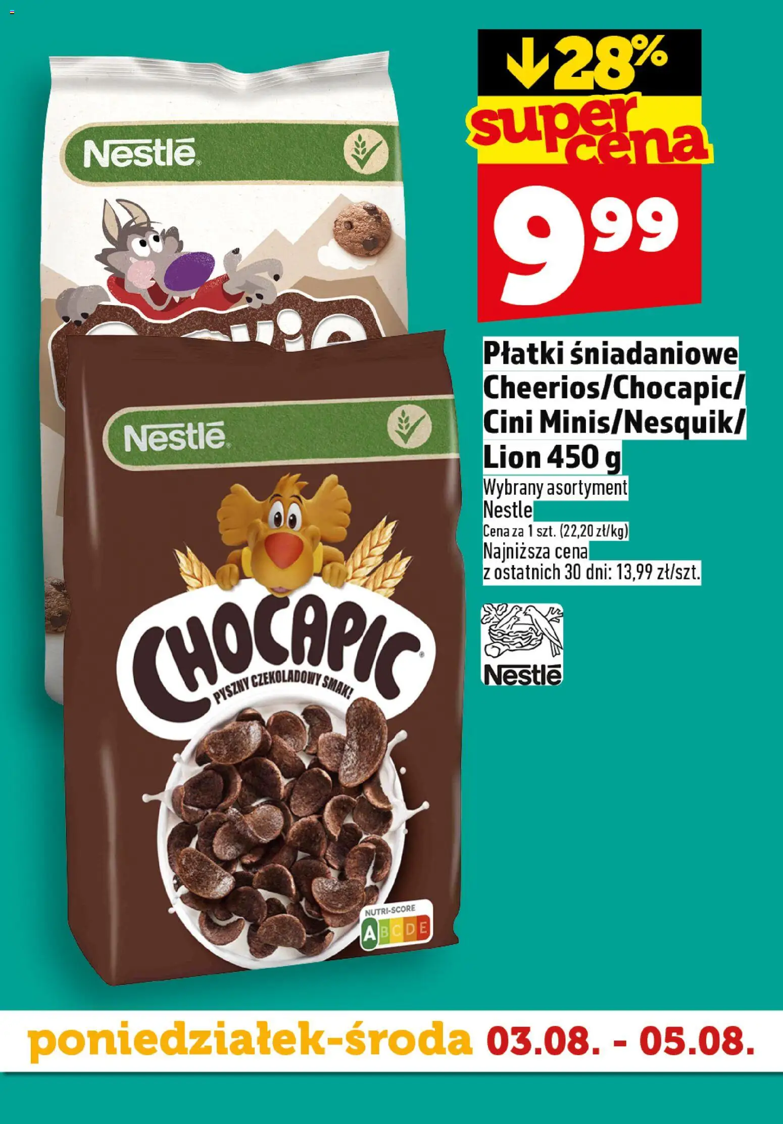 Topaz gazetka - Superstart tygodnia od 03.08.2026 | Strona: 3 | Produkty: Płatki śniadaniowe, Płatki