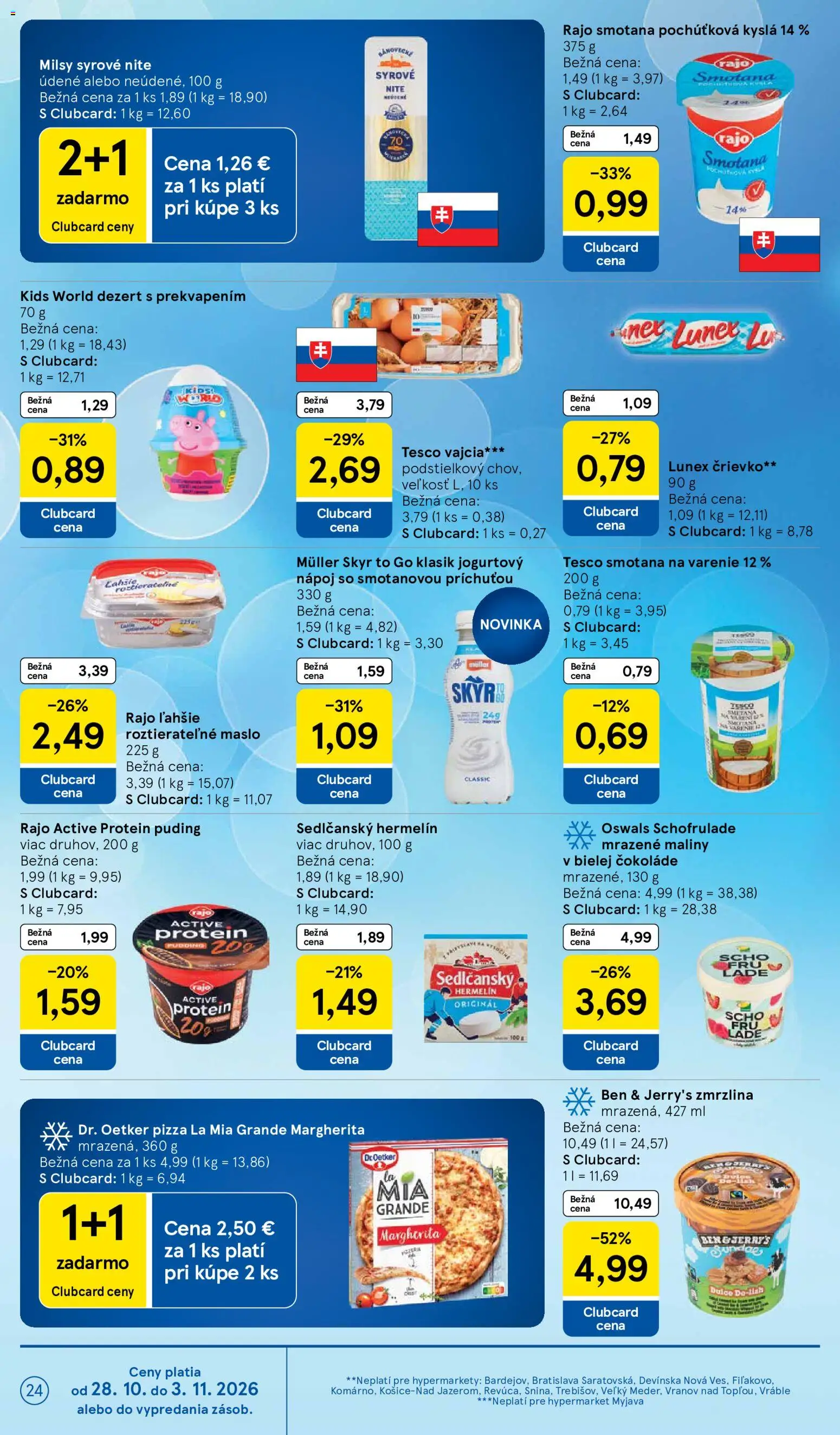 Nové Tesco akcie – leták je platný od 28.10.2026 | Strana: 24