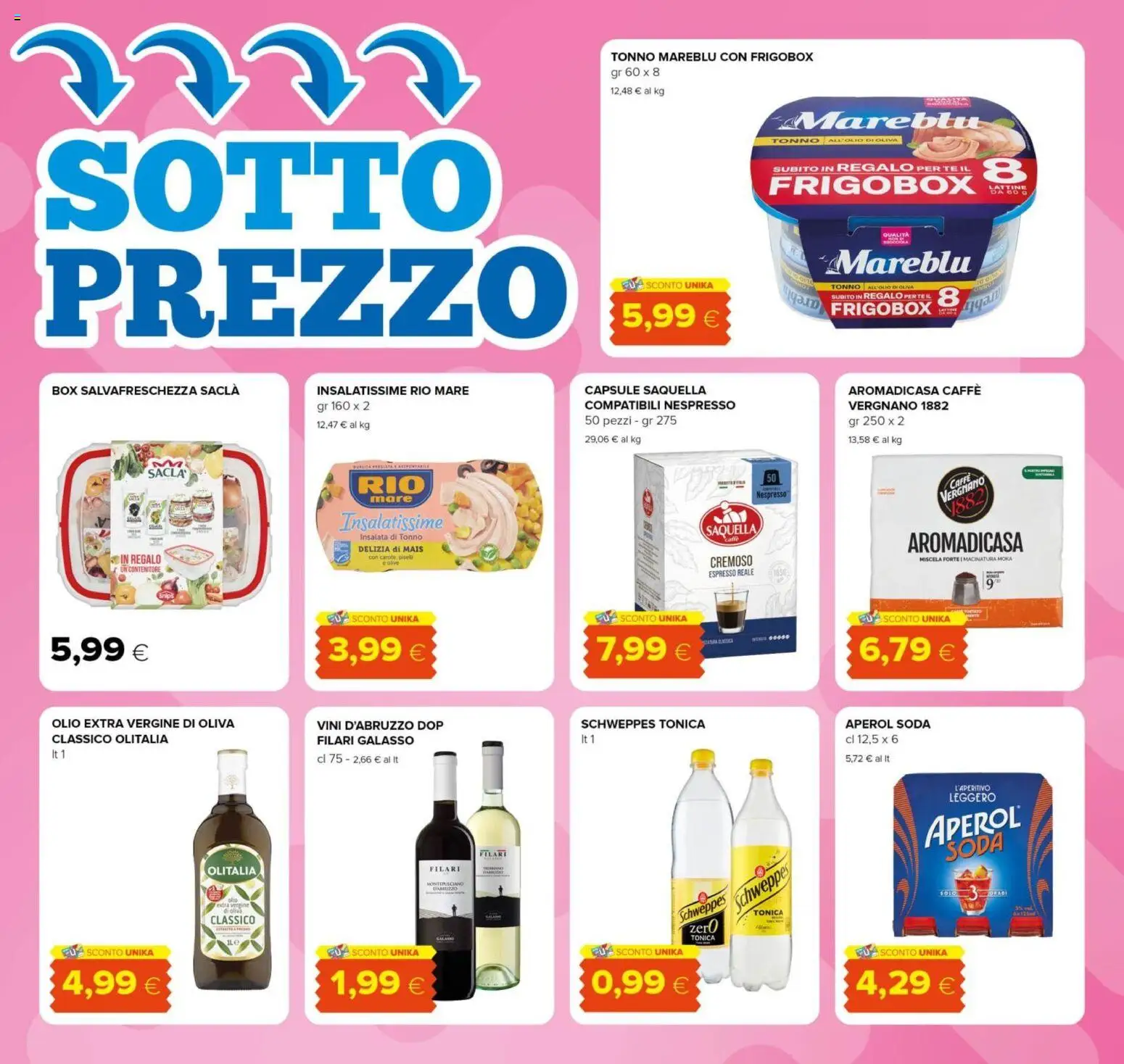 Volantino Oasi del 17/06/2026 | Pagina: 3 | Prodotti: Tè, Olio, Piselli, Aperol