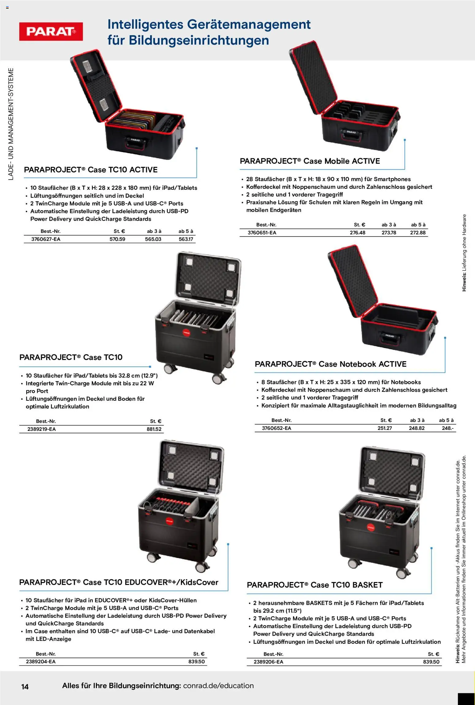 Conrad Education Katalog – gültig ab 07.09.2026 | Seite: 14