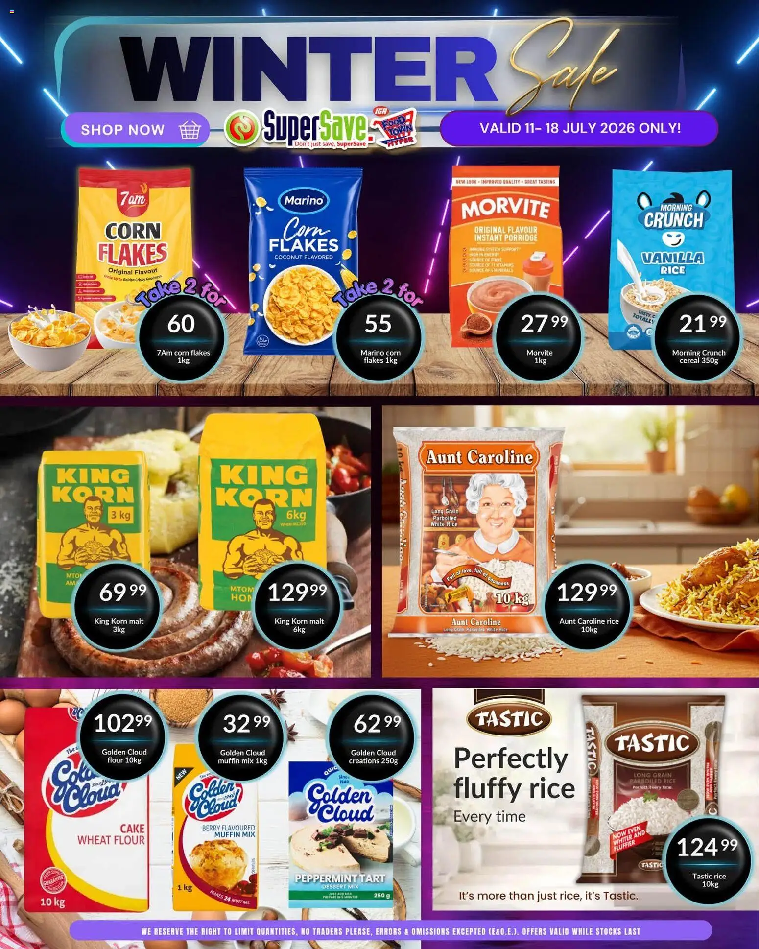 New Super Save catalogue – valid from 11/07/2026 | Page: 39 | Products: Muffins, Corn, Flour, Flakes