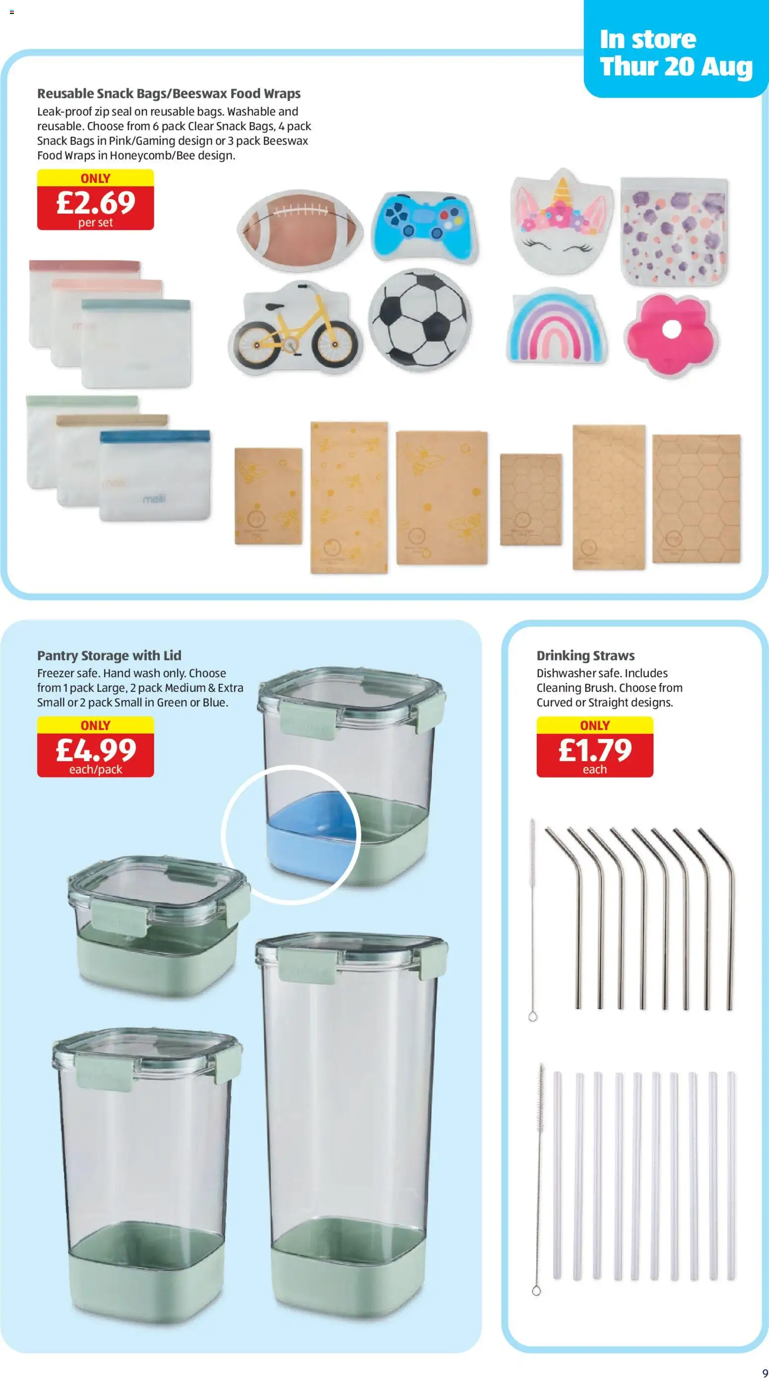 {H1} | Page: 9 | Products: Freezer, Dishwasher, Snack