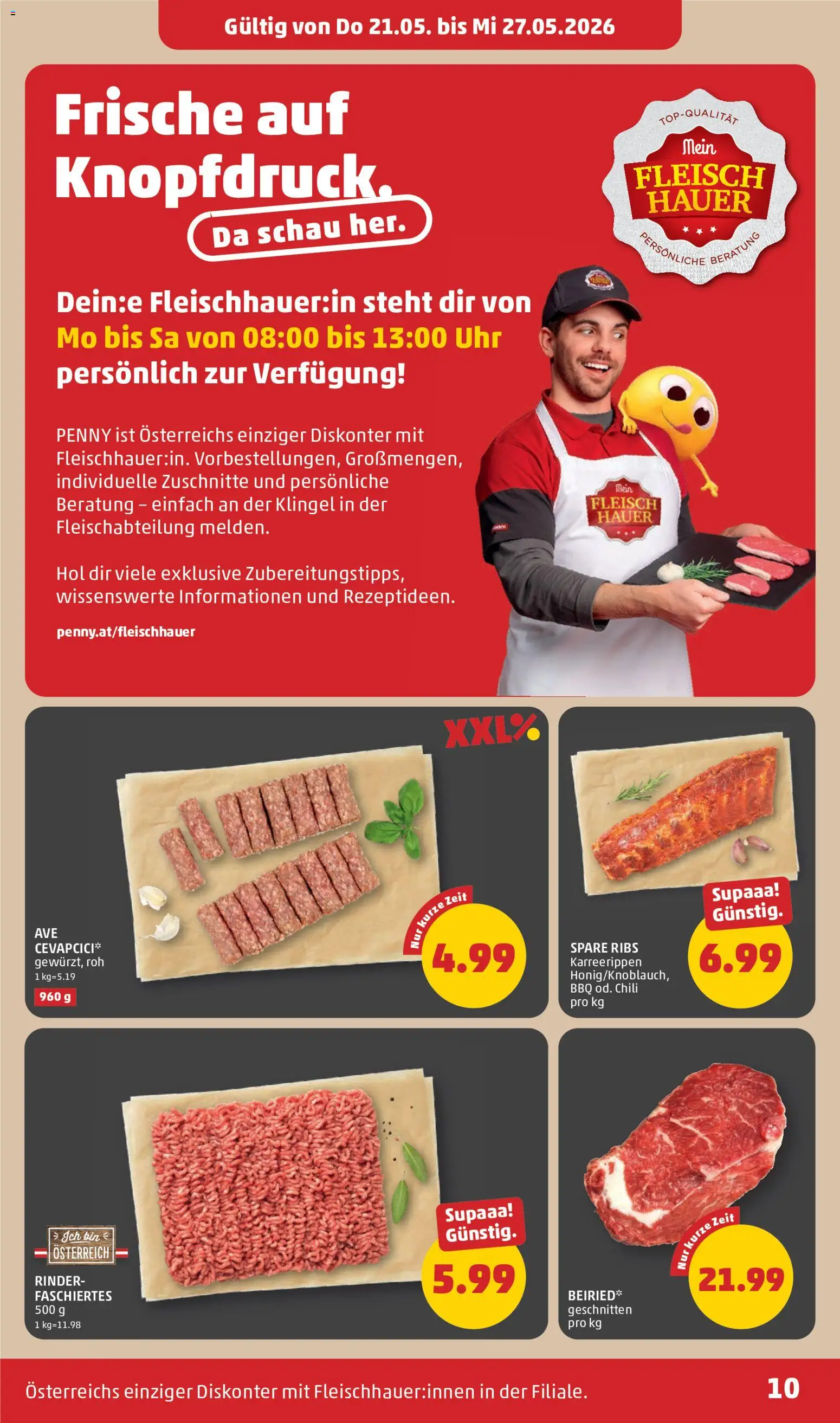 Penny Markt Flugblatt gültig ab 21.05.2026 | Seite: 10 | Produkte: Chili, Uhr