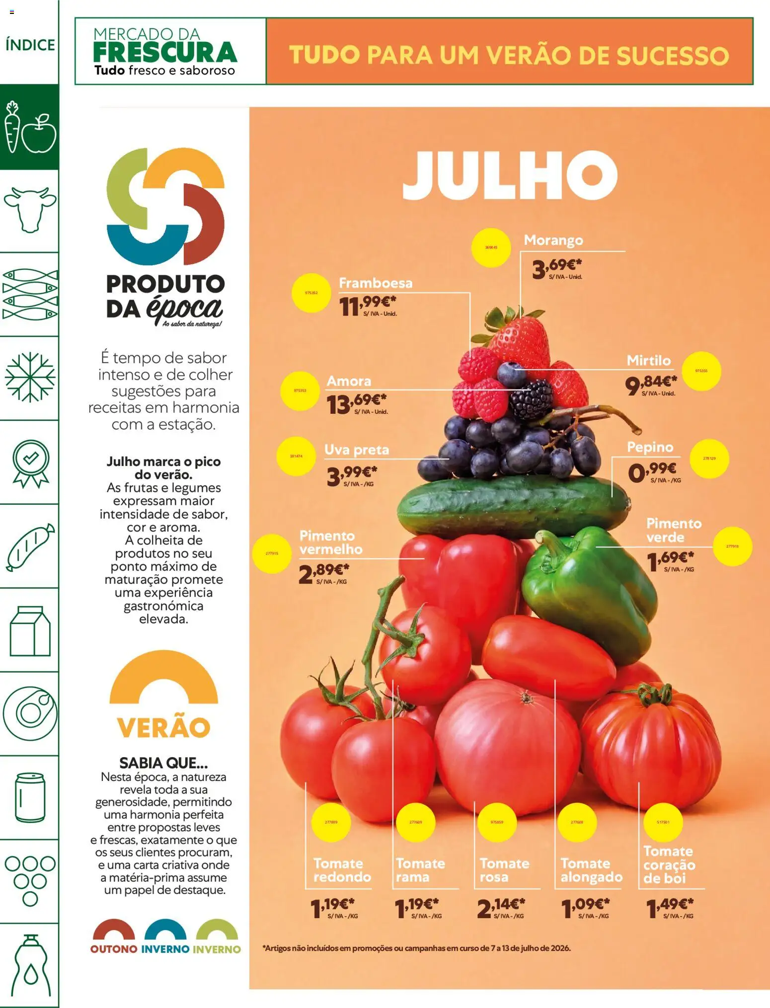 Recheio Horeca │ válido de 07/07/2026 | Página: 2 | Produtos: Tomate