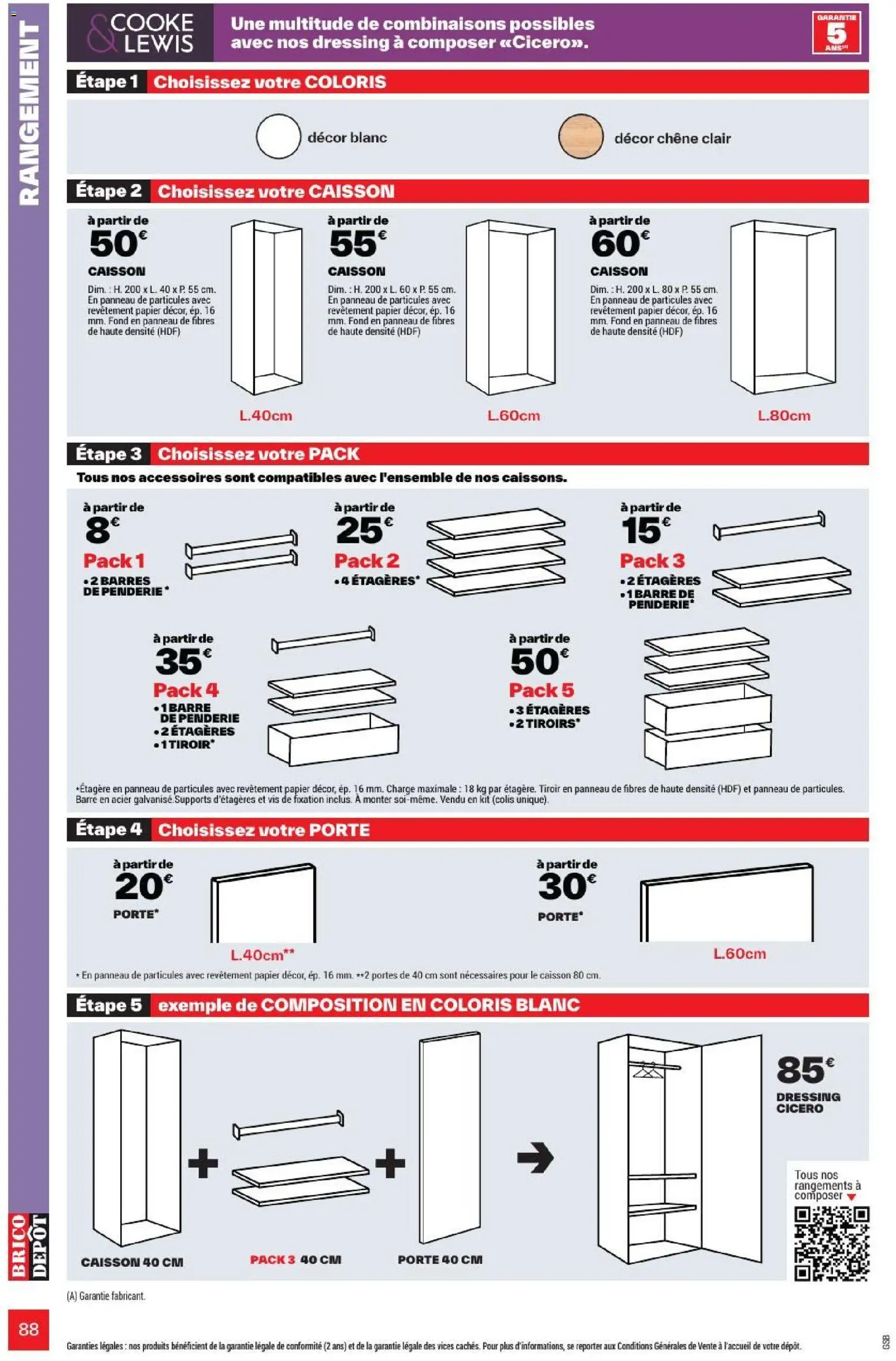 {H1} | Page: 88 | Produits: Penderie, Porte, Portes, Dressing