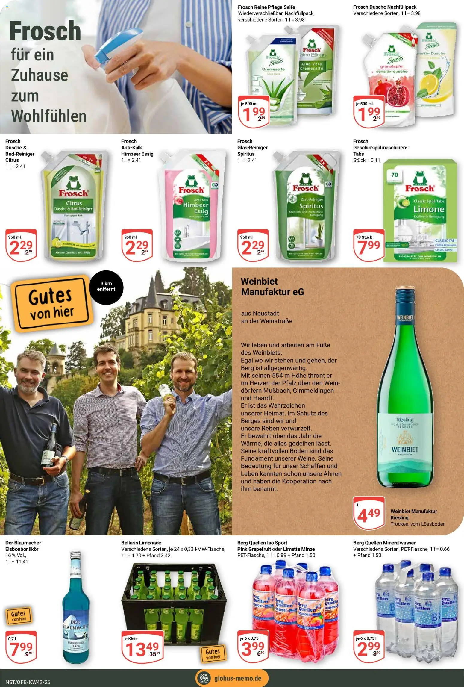 Globus Prospekt Neustadt a.d. Weinstraße – gültig ab 12.10.2026 | Seite: 25 | Produkte: Granatapfel, Dusche, Seife, Grapefruit