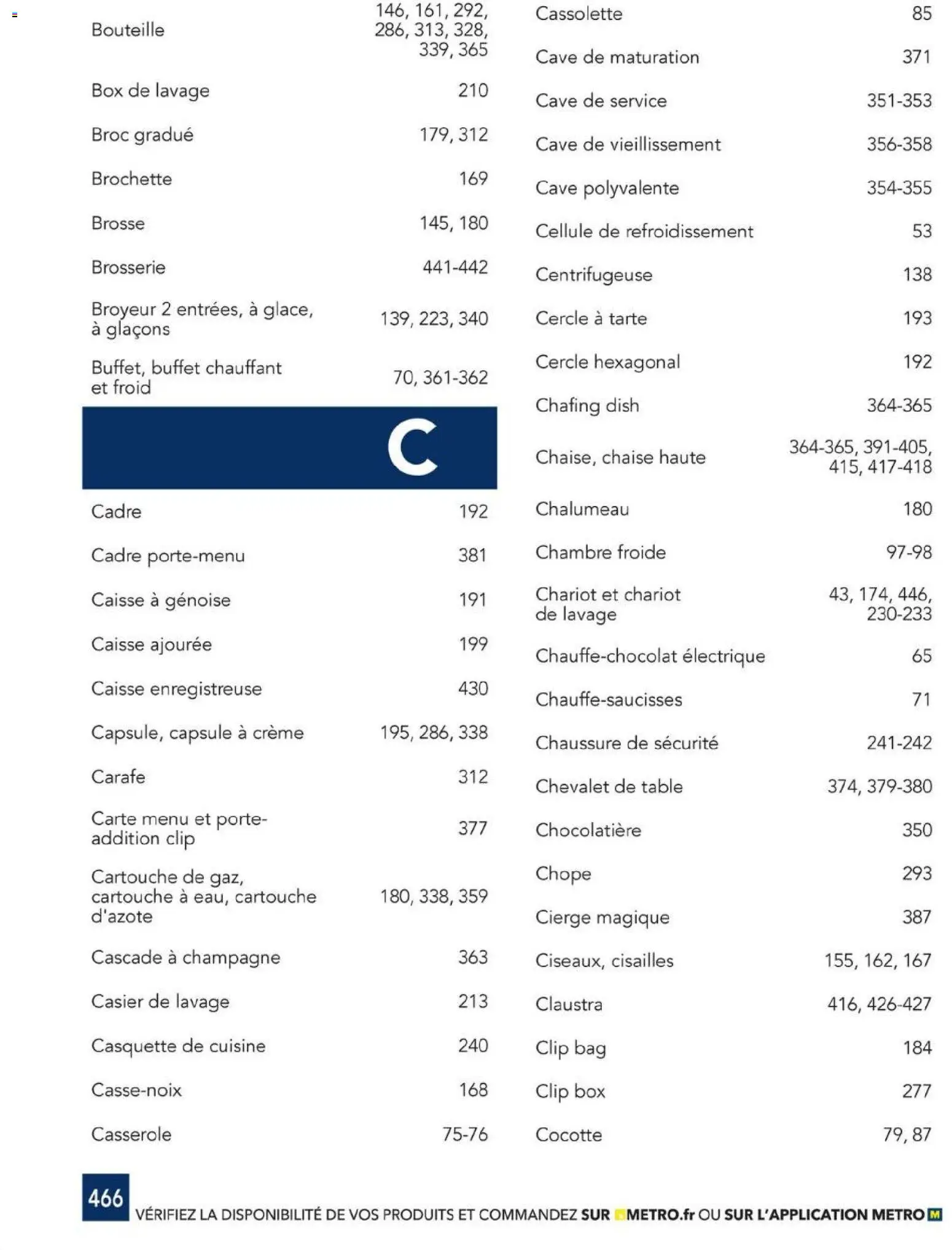 {H1} | Page: 466 | Produits: Broyeur, Chaussure de sécurité, Centrifugeuse, Casserole