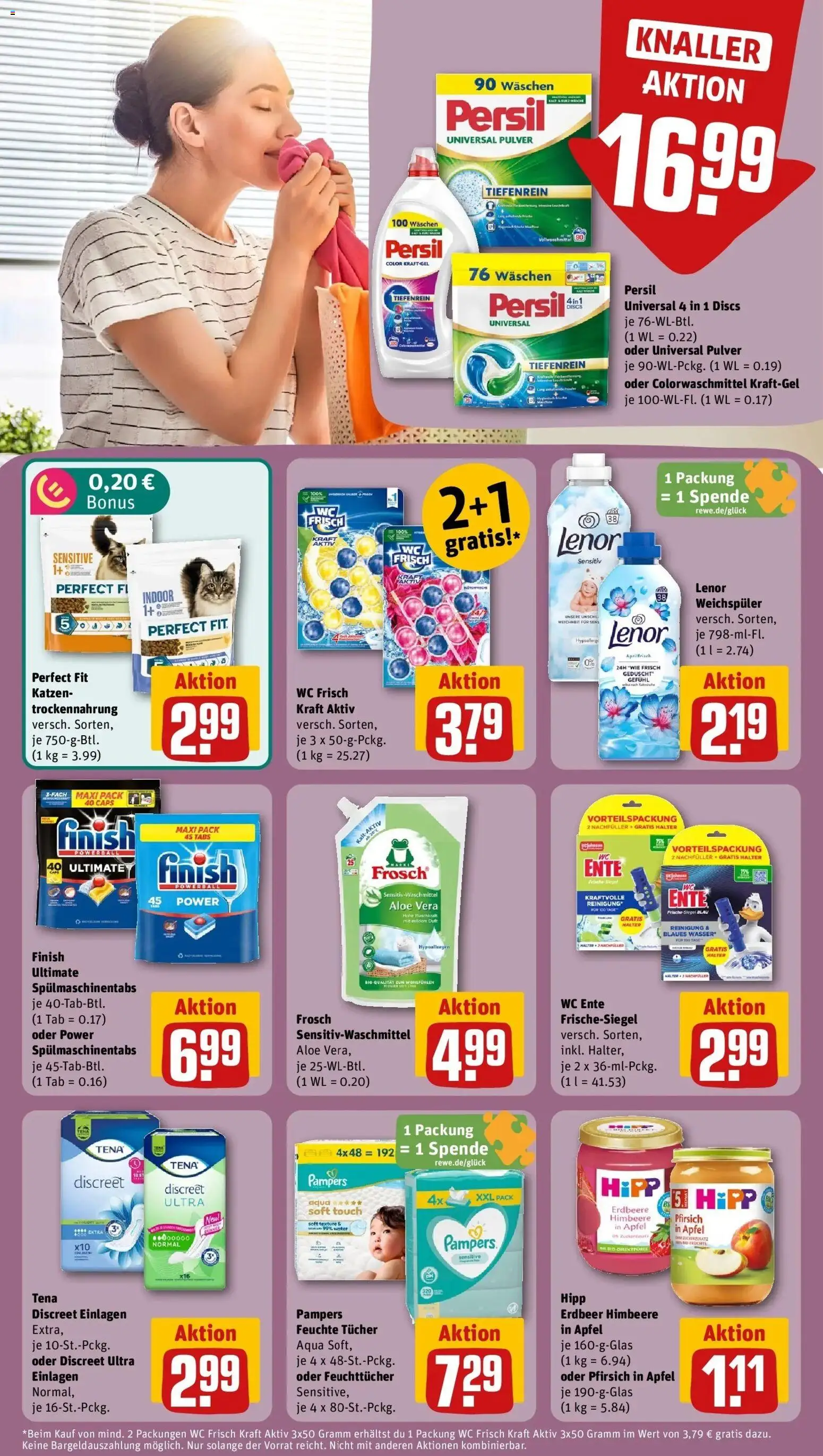 REWE Prospekt ab 19.10.2026 zum Blättern » Angebote | Seite: 24 | Produkte: Lenor, Pampers, Duft, Spülmaschinentabs