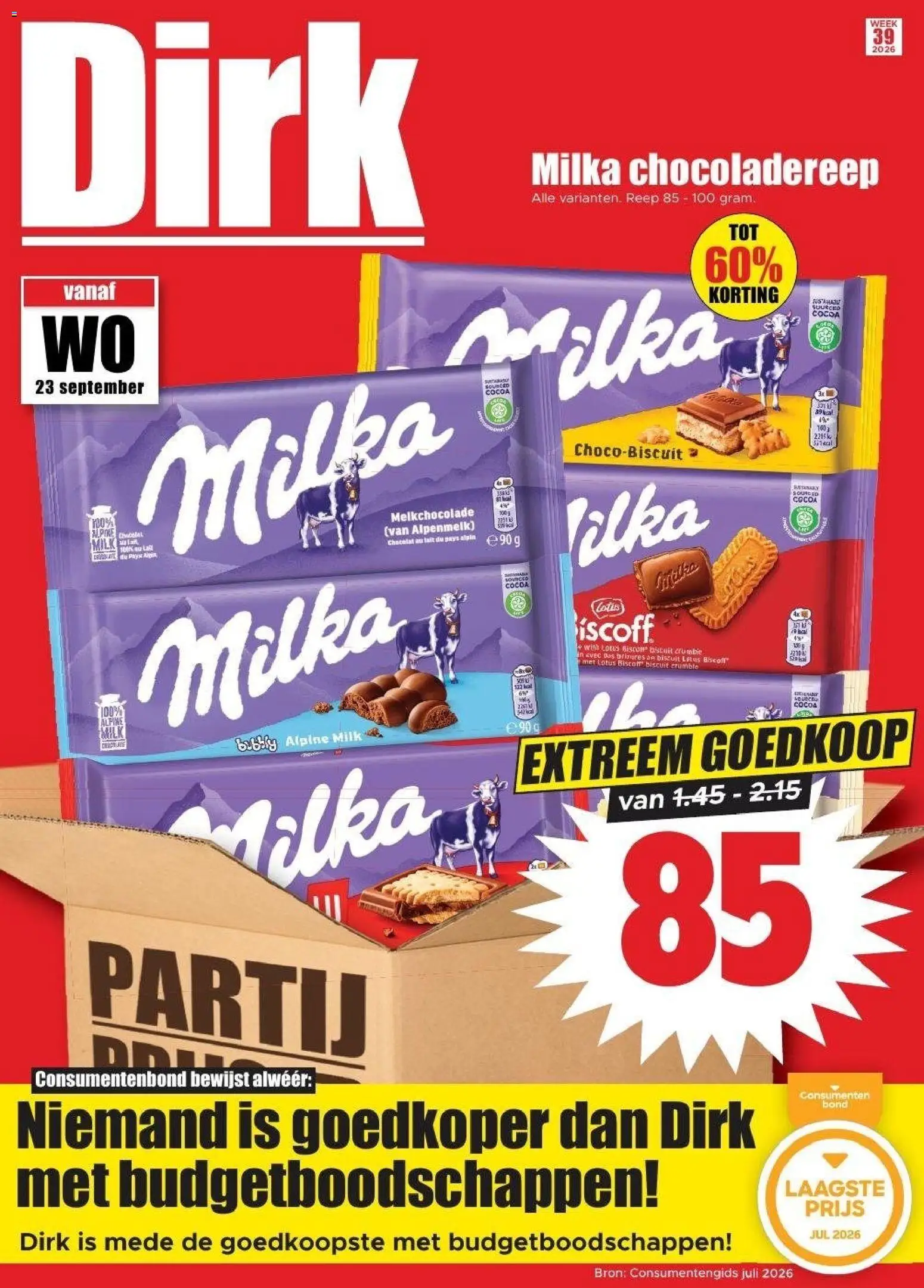 Dirk Woensdag 23 September Beste Aanbiedingen
