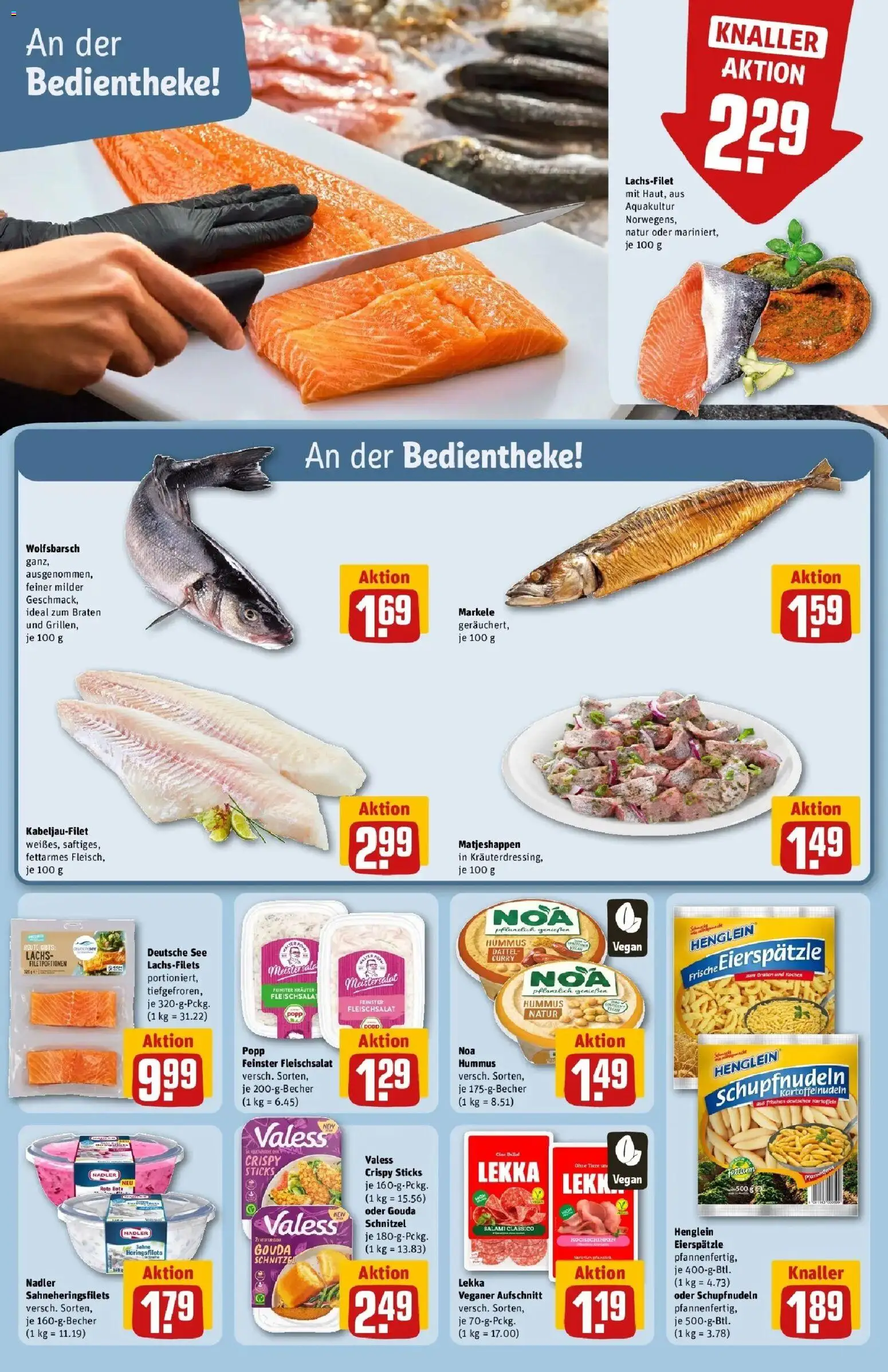 Rewe Prospekt Butzbach – gültig ab 08.06.2026 | Seite: 12 | Produkte: Gouda, Kartoffeln, Salami, Sahne