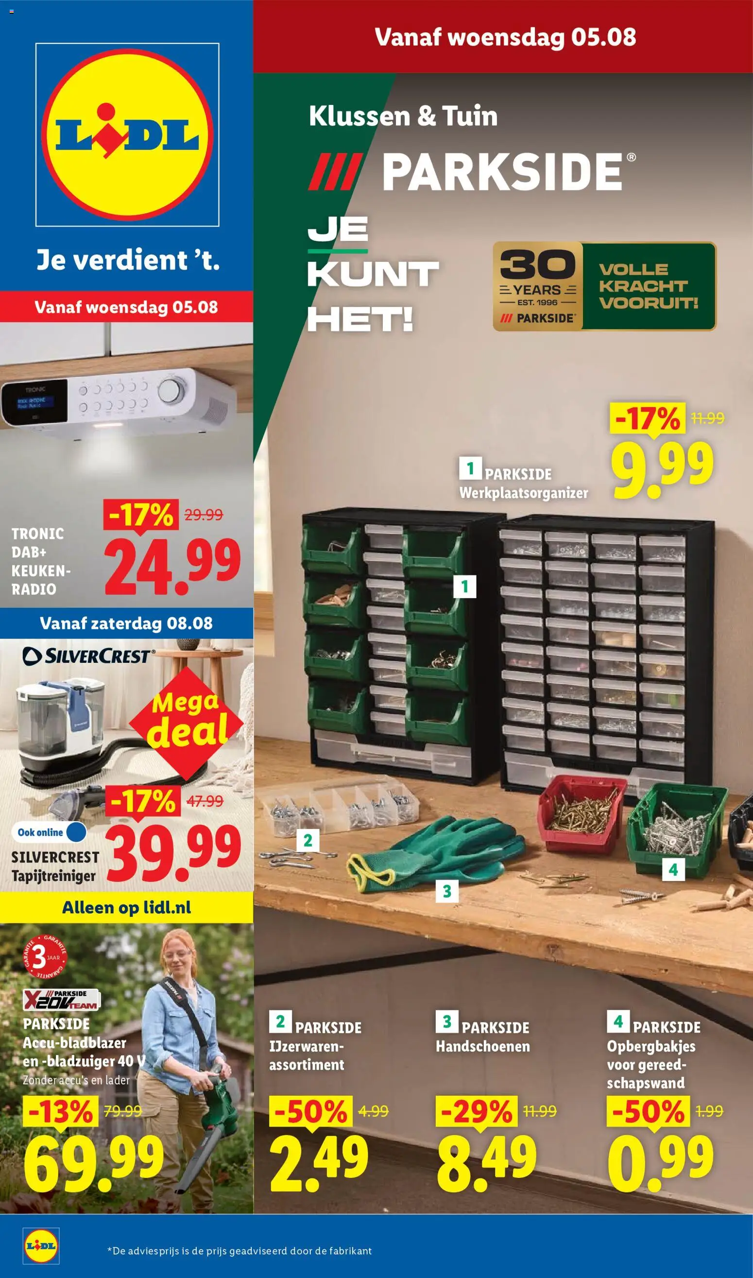 {H1} | Pagina: 1 | Producten: Handschoenen, Radio