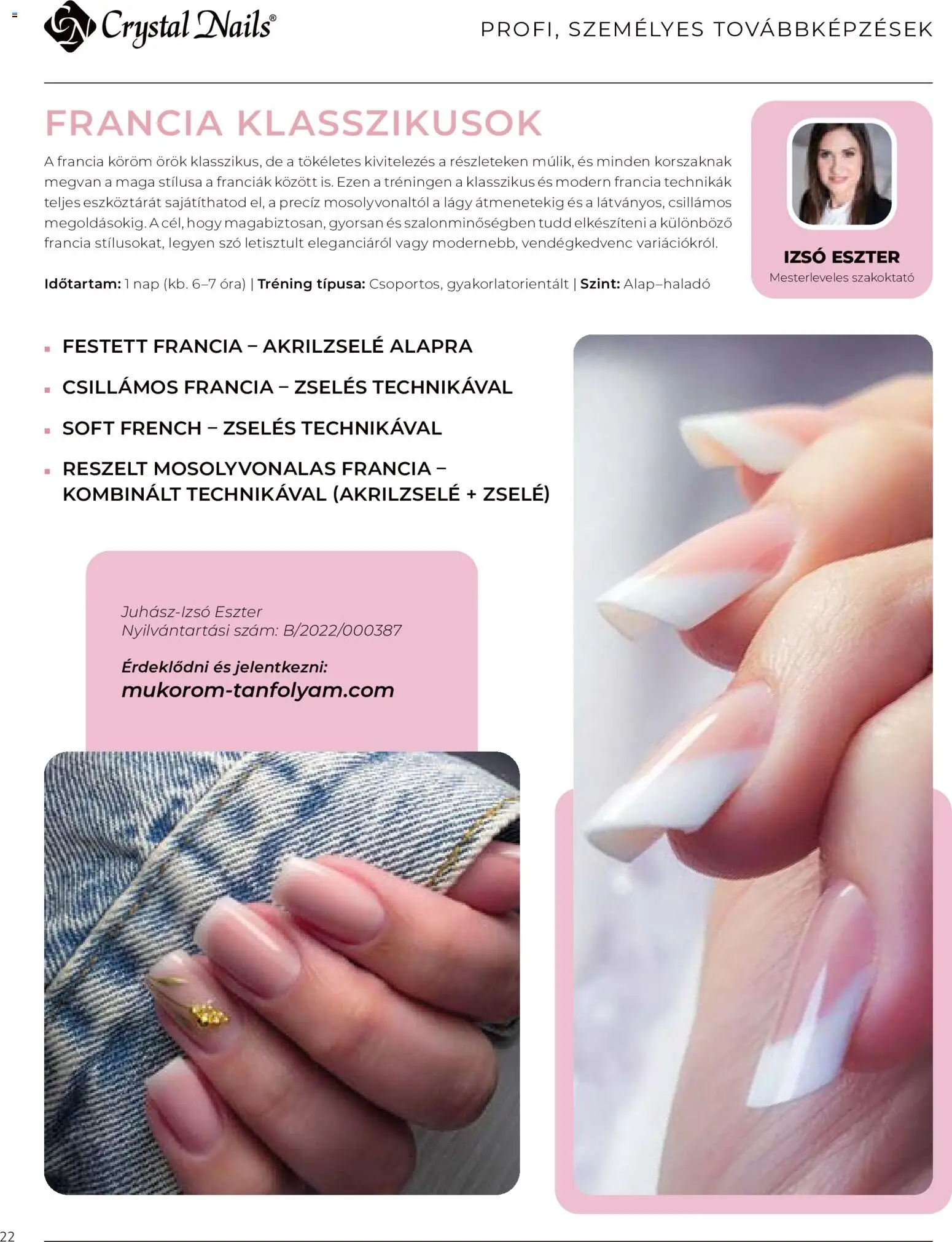 Crystal Nails akciós ujság - amely érvényes a következő dátumtól: 2026.09.08. | Oldal: 22 | Termékek: Óra