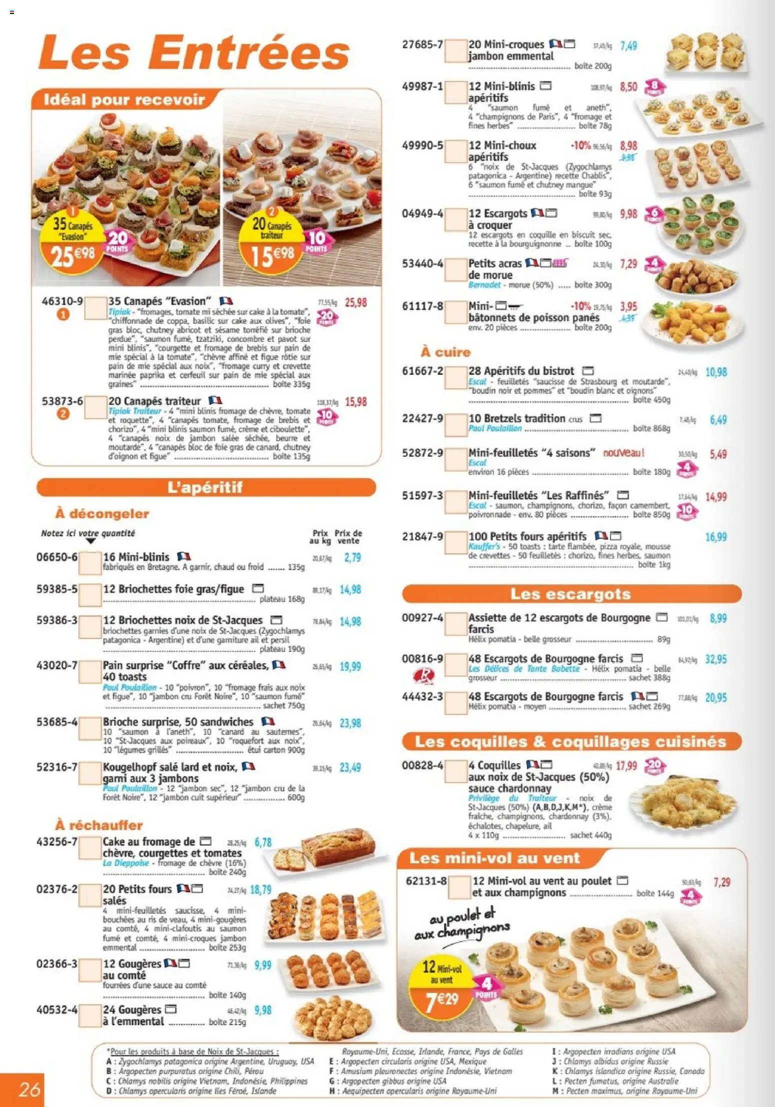 {H1} | Page: 26 | Produits: Jambon Cru, Base, Courgette, Jambon