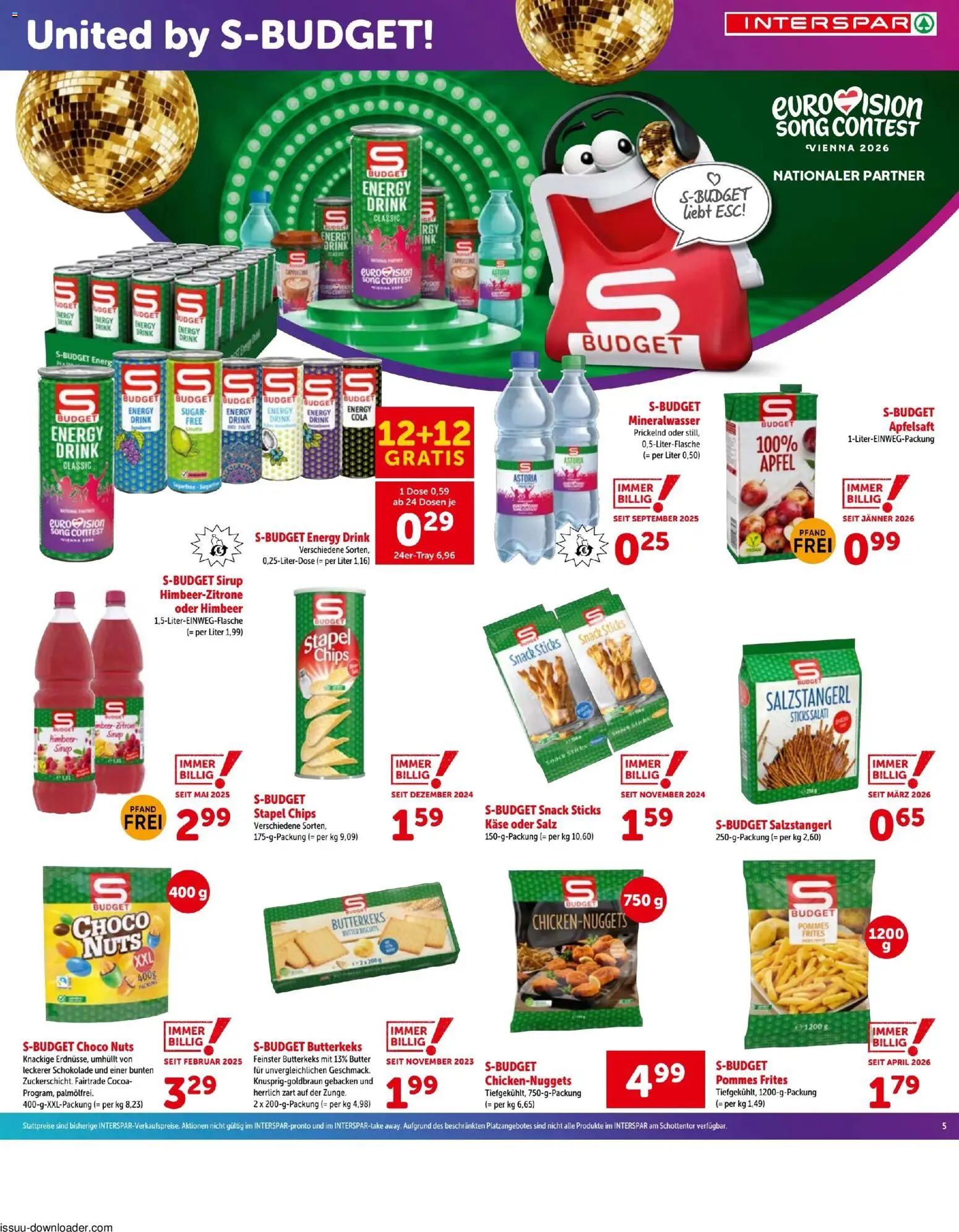 Interspar - Flugblatt gültig ab 07.05.2026 | Seite: 5 | Produkte: Chips, Planche de surf, Butter, Äpfel