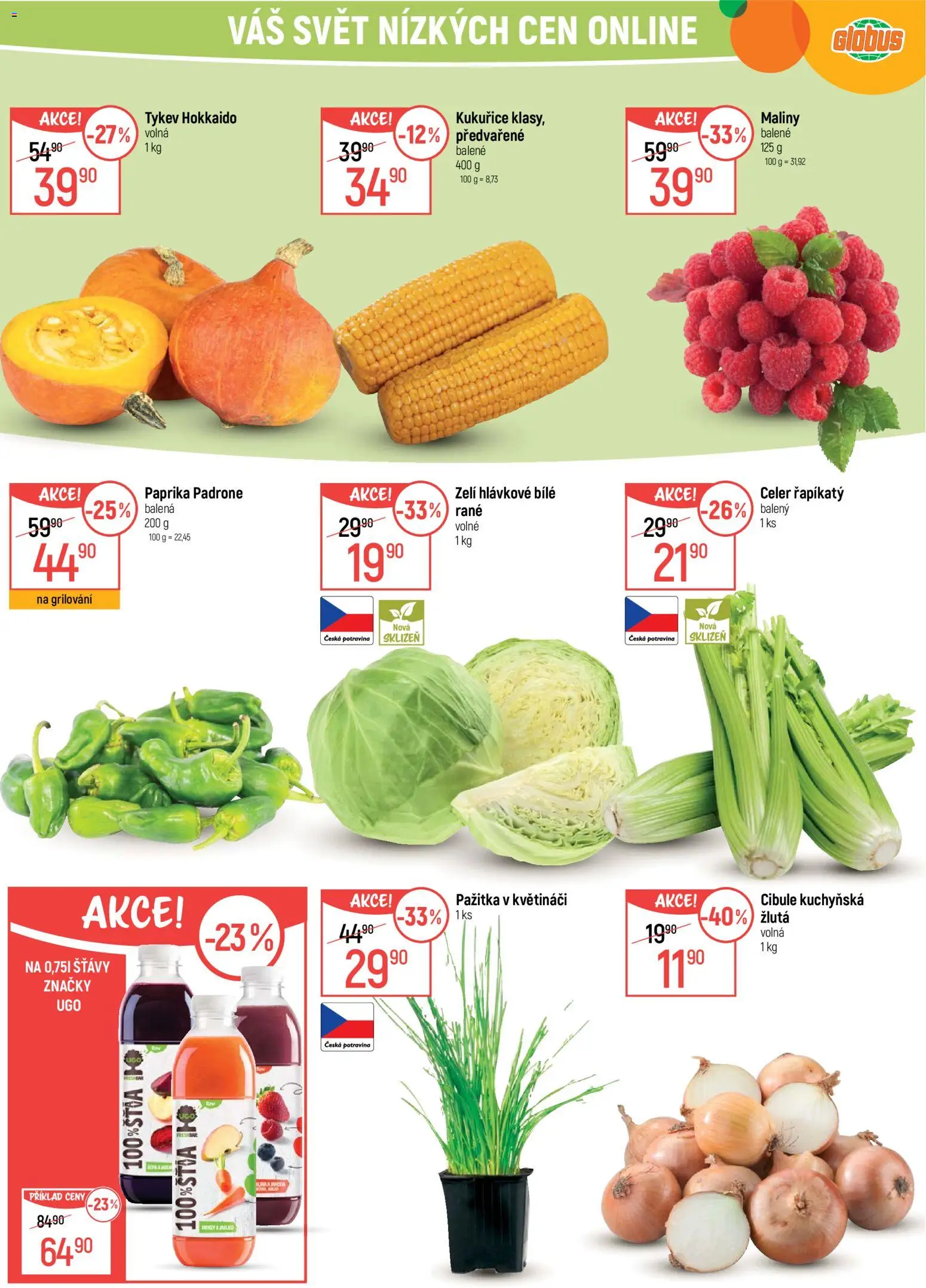 Globus leták od 17.06.2026 | Strana: 13 | Produkty: Grilování, Globus, Zelí, Maliny