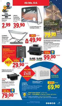 Lidl aktionen ab 04.06.2026 gültig | Seite: 31 | Produkte: Schirmständer, Heißluftfritteuse, Grill
