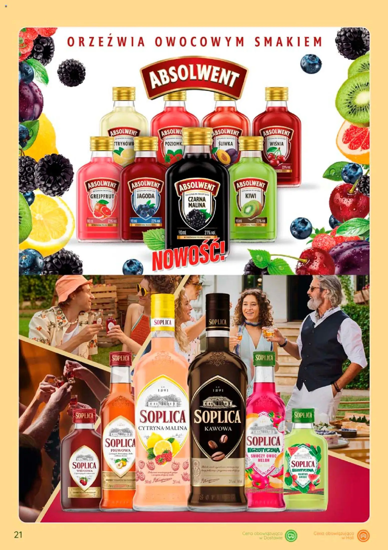 Eurocash gazetka - Katalog Alkoholowy od 01.08.2026 | Strona: 21 | Produkty: Melon, Malina, Smoczy owoc, Grejpfrut