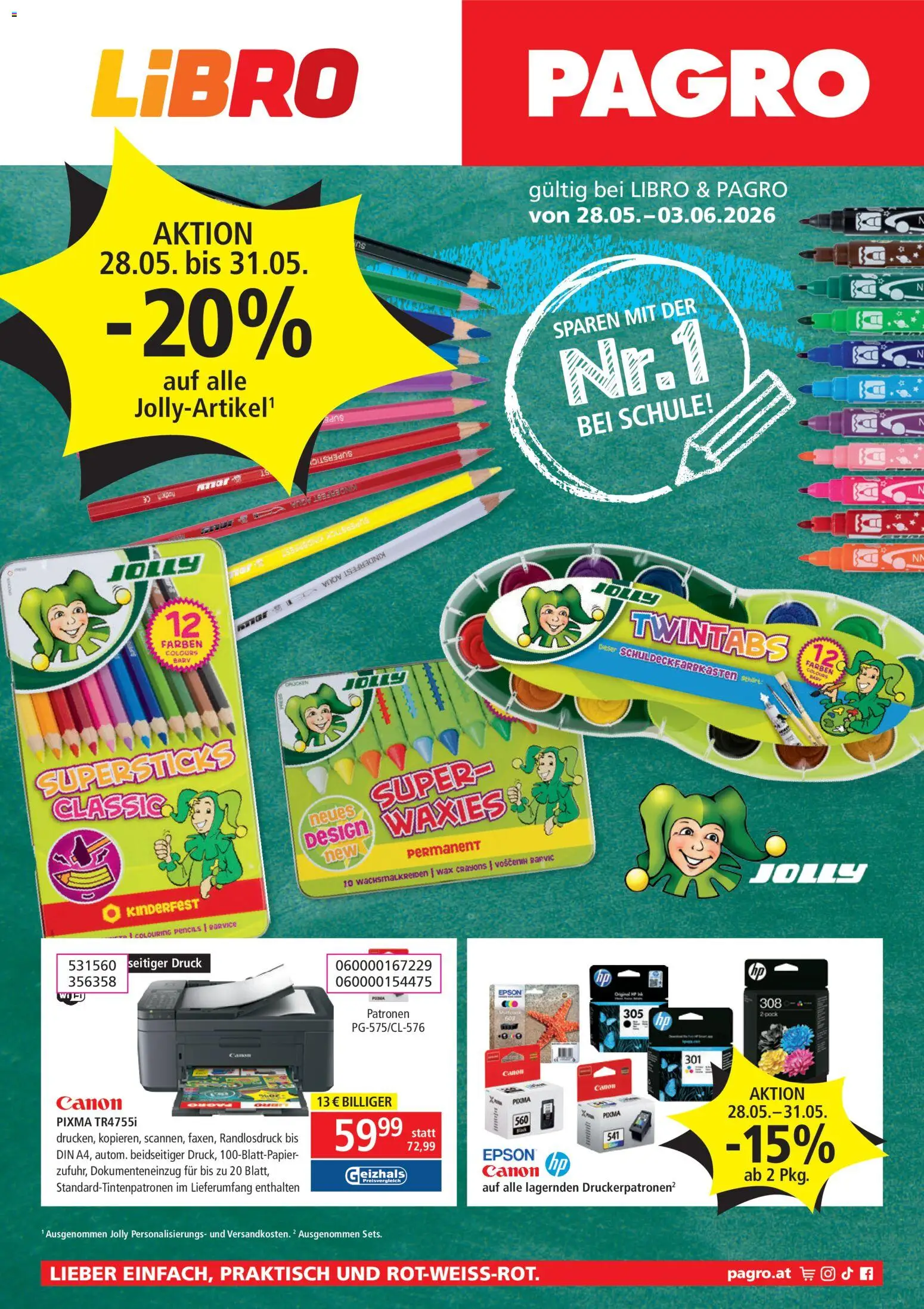 Pagro-Diskont Flugblatt gültig ab 28.05.2026 | Seite: 1