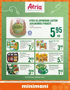Minimani-mainoslehti voimassa 28/10/2026 alkaen | Sivu: 3 | Tuotteet: Kana, Chili, Peruna, Punajuurisalaatti