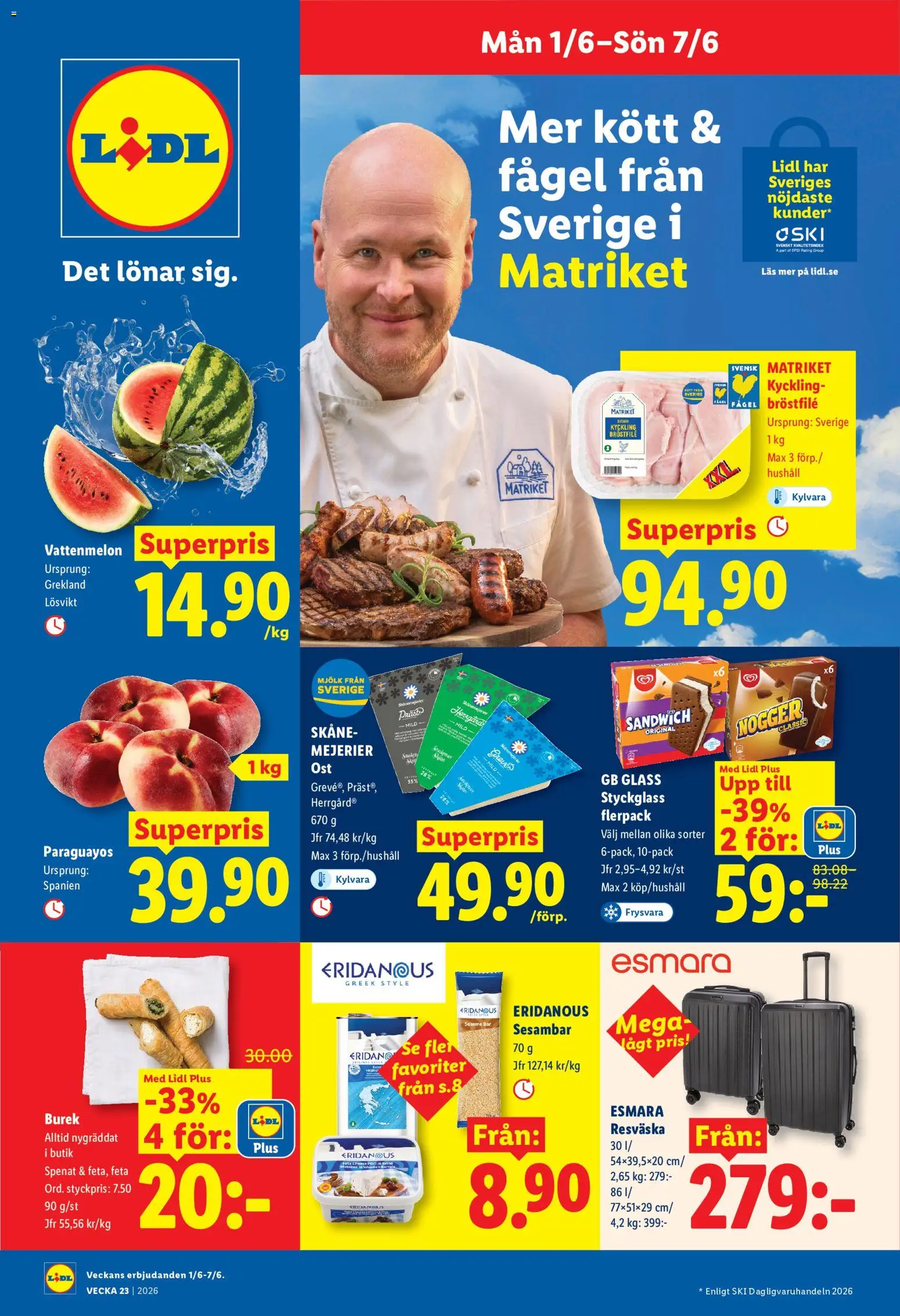 Lidl reklamblad aktuell från 01.06.2026 | Sida: 1