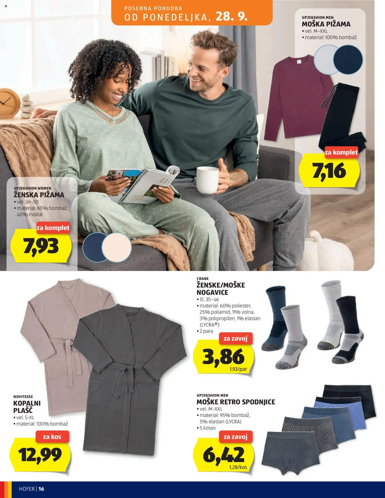 Hofer SI katalog | vrijedi od 23.09.2026 | Stranica: 16