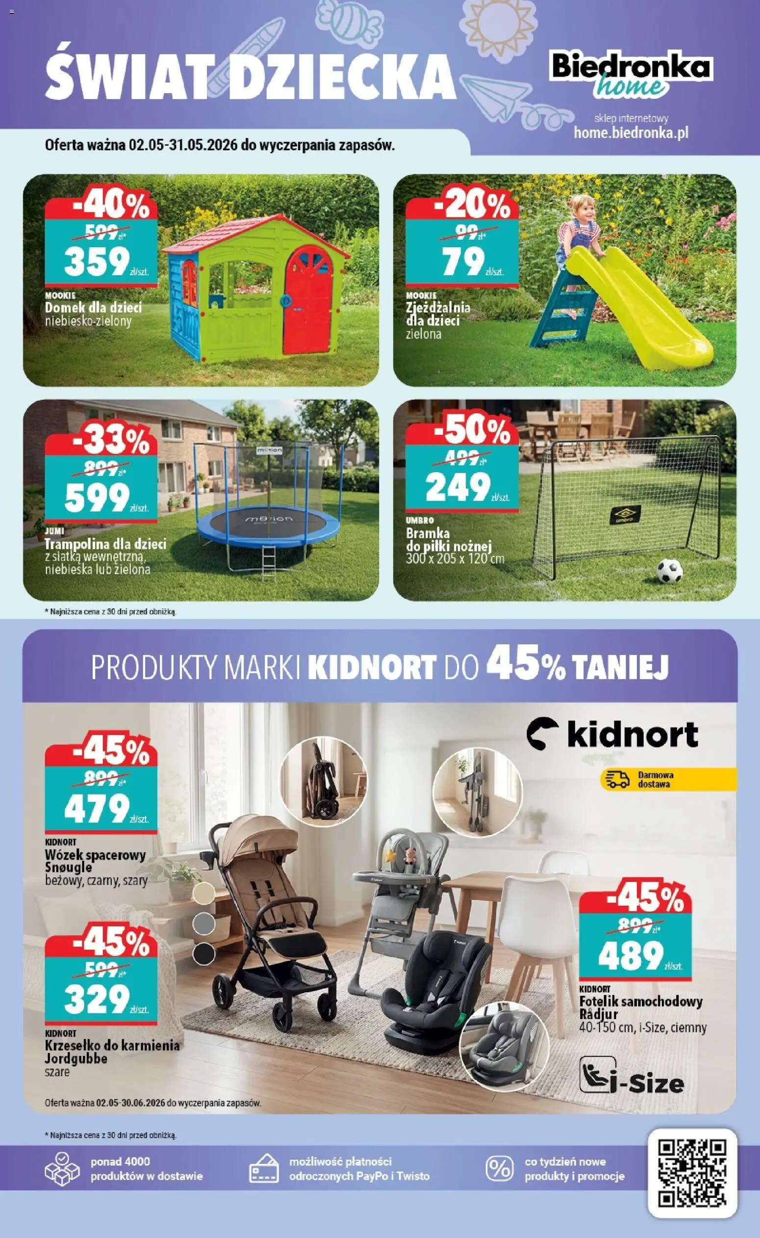 Biedronka Polsko leták - Home od 02.05.2026 | Strana: 3 | Produkty: Trampolína