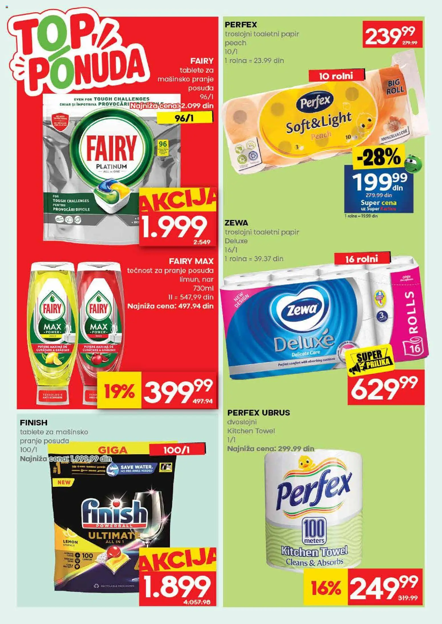 Mercator katalog - važi od 14.09.2026 | Strana: 54 | Proizvode: Finish, Ubrus, Nar