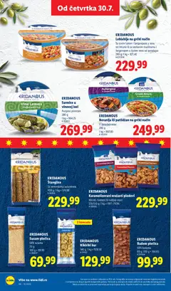 ERIDANOUS Boranija ili patlidžan na grčki način, U paradajz sosu - pregled Lidl kataloga - važi od 30.07.2026 | Strana: 54