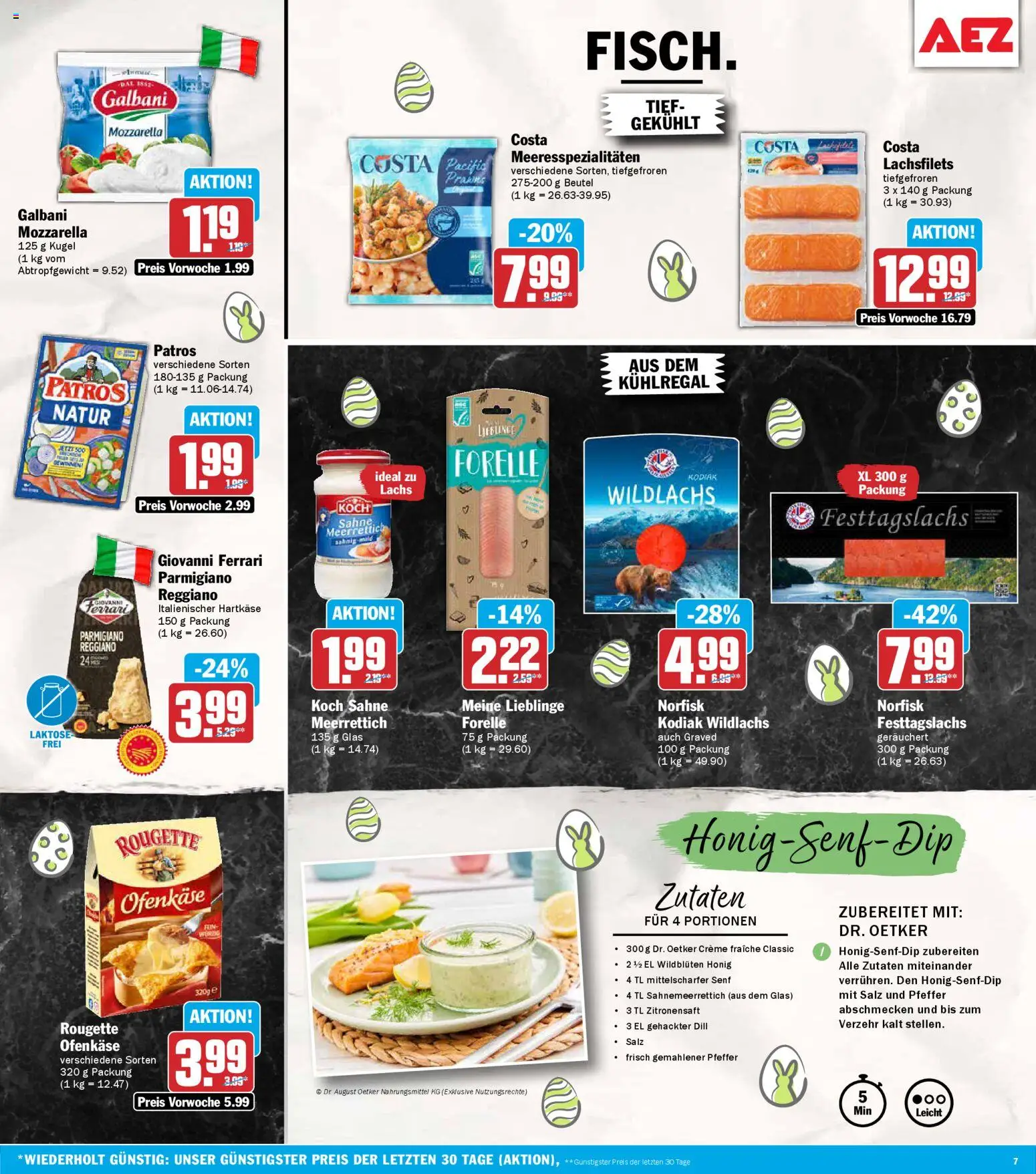AEZ Prospekt 	 – gültig ab 30.03.2026 | Seite: 7 | Produkte: Creme, Salz, Pfeffer, Sahne