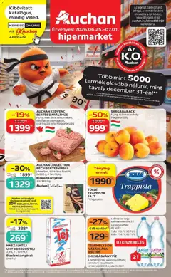 Auchan akciós újság Szeged - amely érvényes a következő dátumtól: 2026.06.25.
