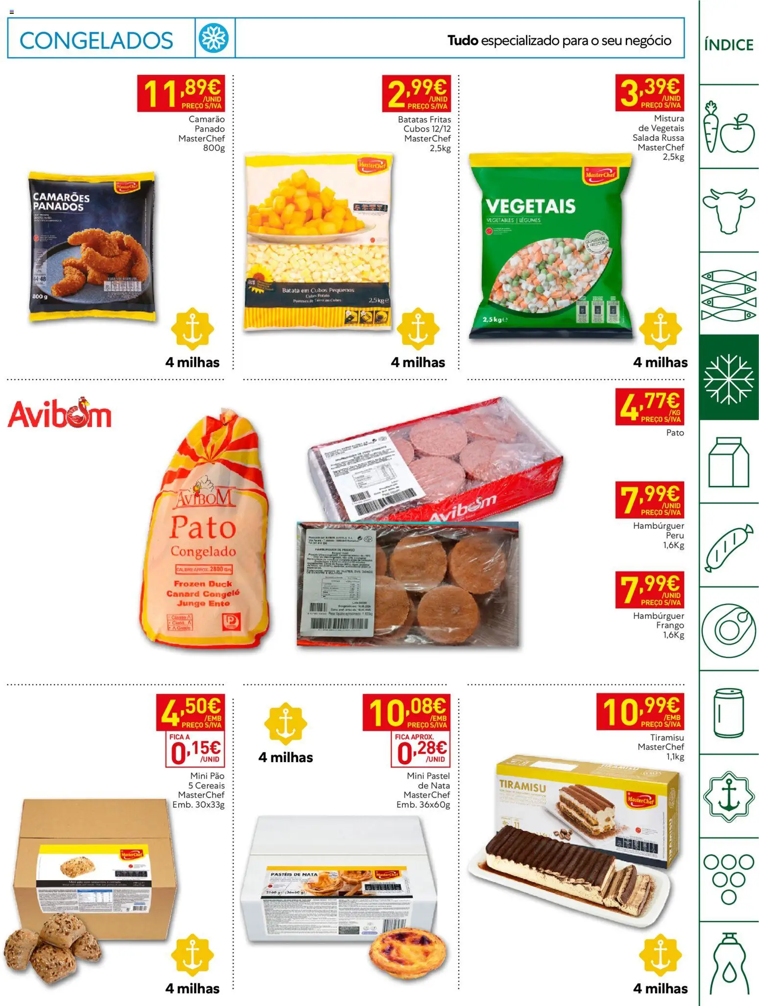 Recheio folheto Horeca Madeira │ válido de 13/10/2026 | Página: 11 | Produtos: Tiramisù, Batatas fritas, Salada, Panados