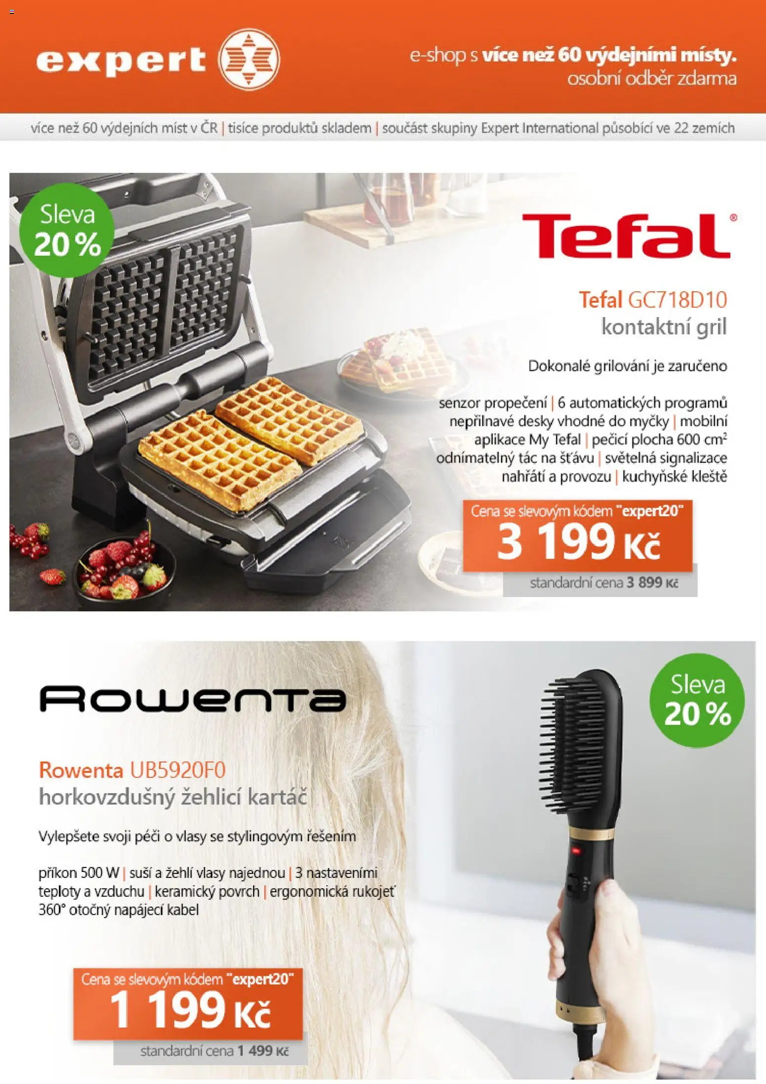 Expert elektro leták od 07.10.2026 | Strana: 5 | Produkty: Kabel, Gril, Tác, Tefal