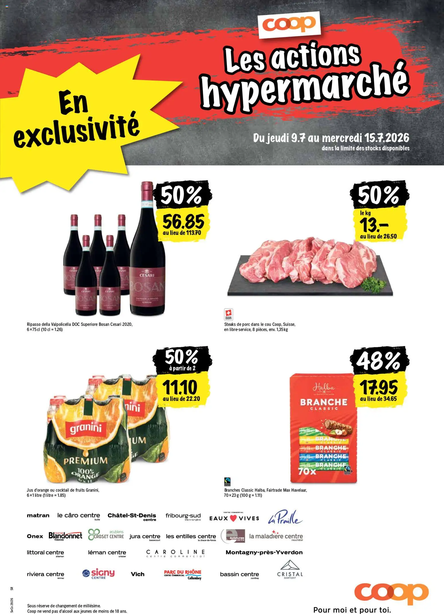 Coop aktionen FR – gültig ab 09.07.2026 | Seite: 21 | Produkte: Jura, Flager