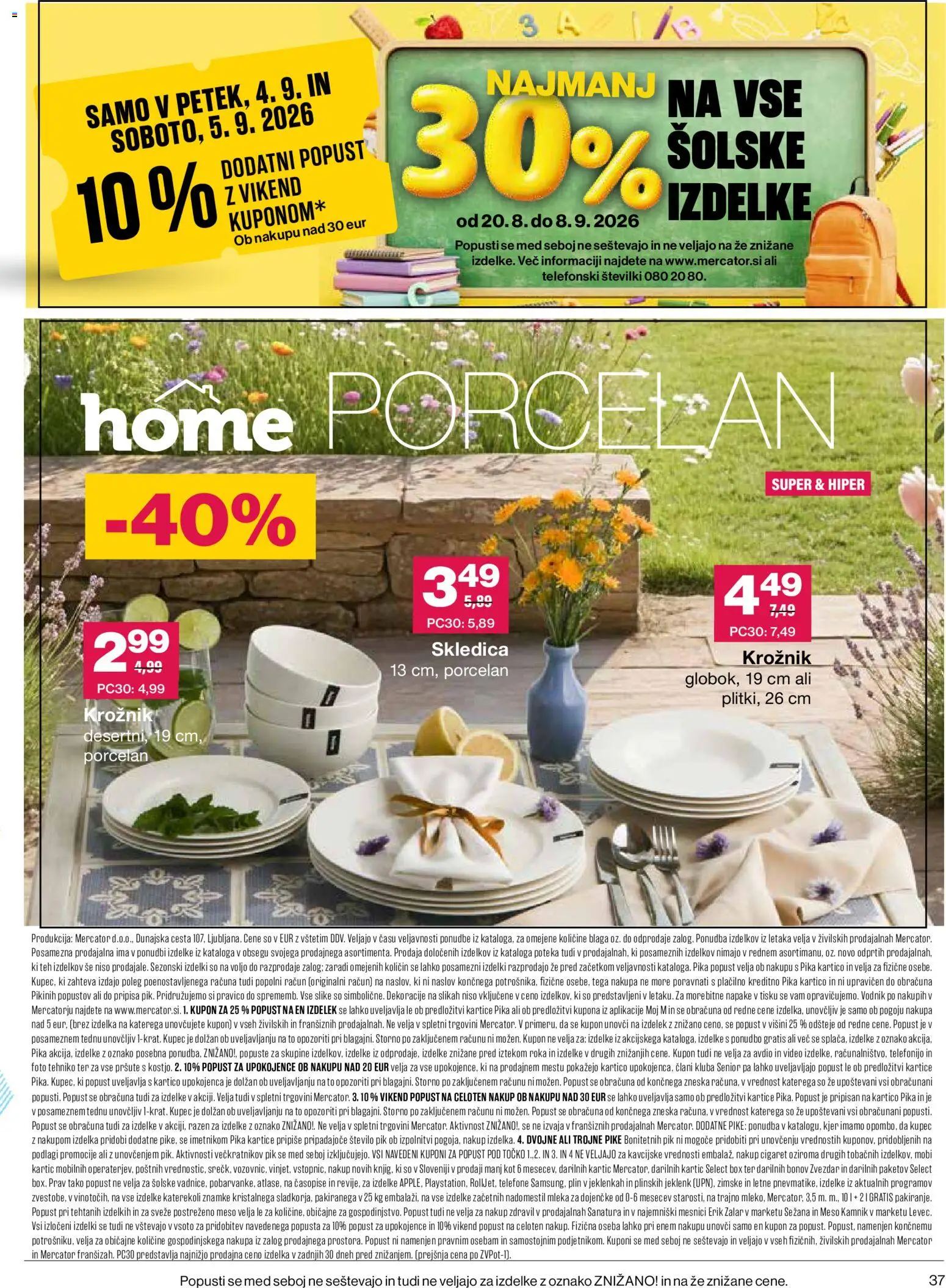 Novi Mercator katalog ponudbe – veljaven od 03.09.2026 | Stran: 37 | Izdelki: Med, Video