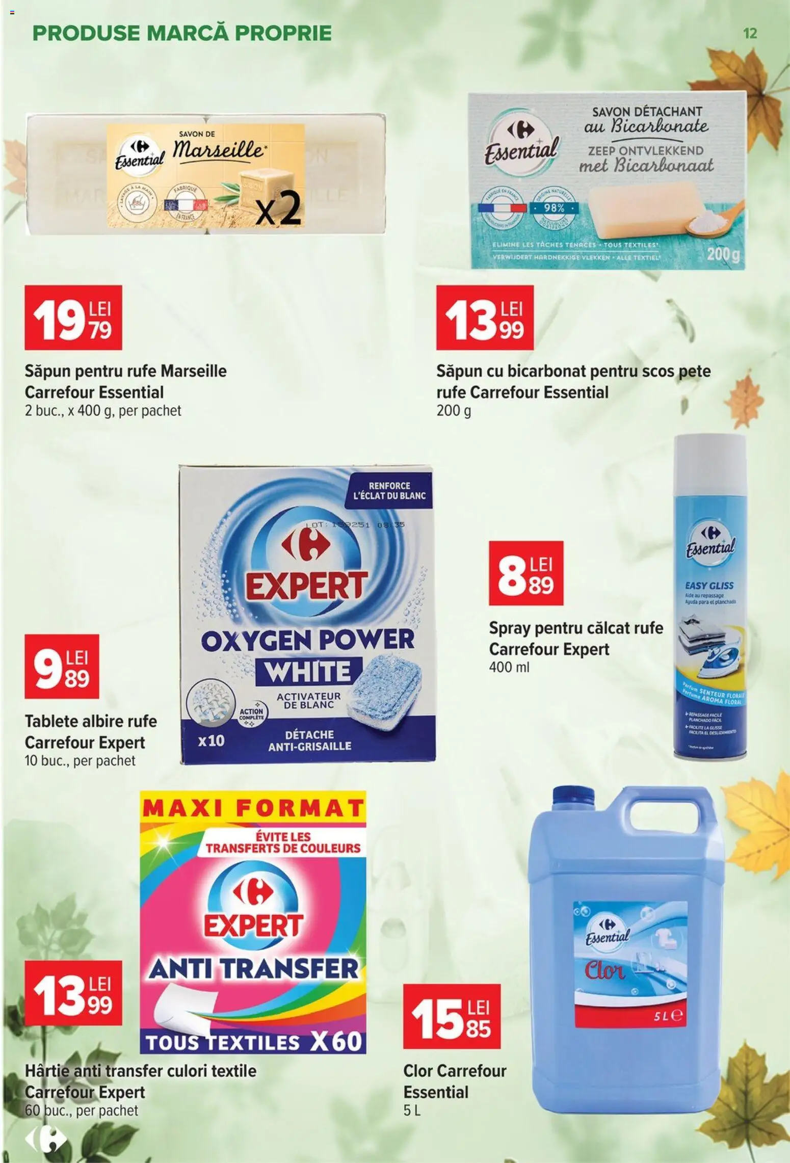 Noul catalog Carrefour – valabil de la 30.09.2026 | Pagină: 12 | Produse: Pară, Săpun, Power