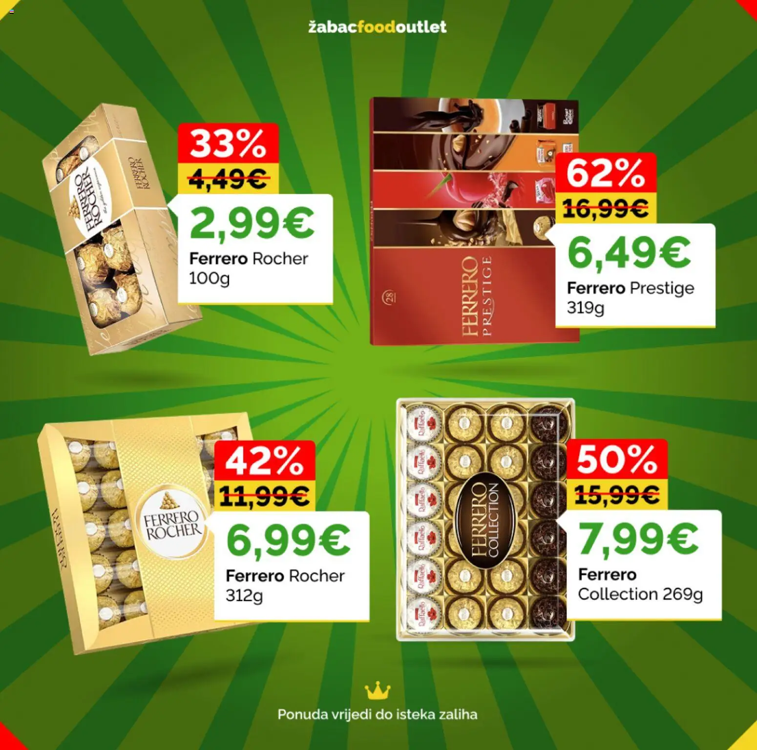 Žabac katalog | vrijedi od 04.05.2026 | Stranica: 32 | Proizvodi: Ferrero Rocher, Raffaello