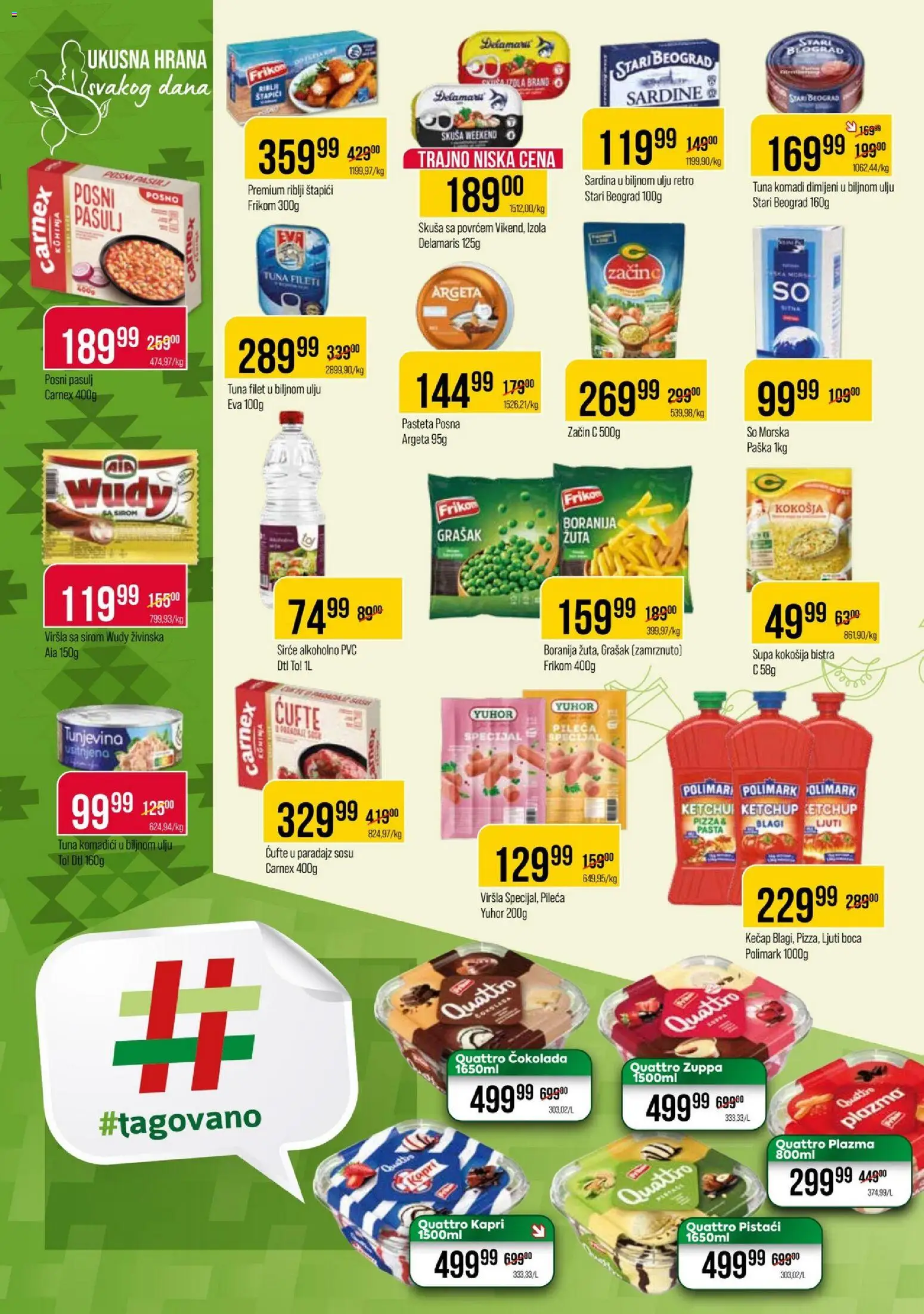 Metalac Proleter katalog - važi od 12.08.2026 | Strana: 6 | Proizvode: Boranija, Tuna, So, Sardine